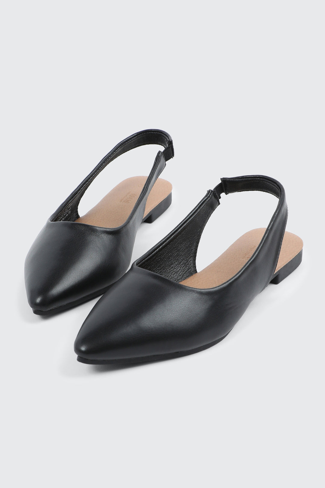 Pointed Toe Slingback Flats