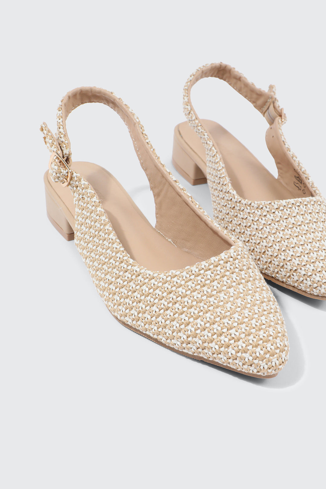 Pointed Toe Slingback Flats