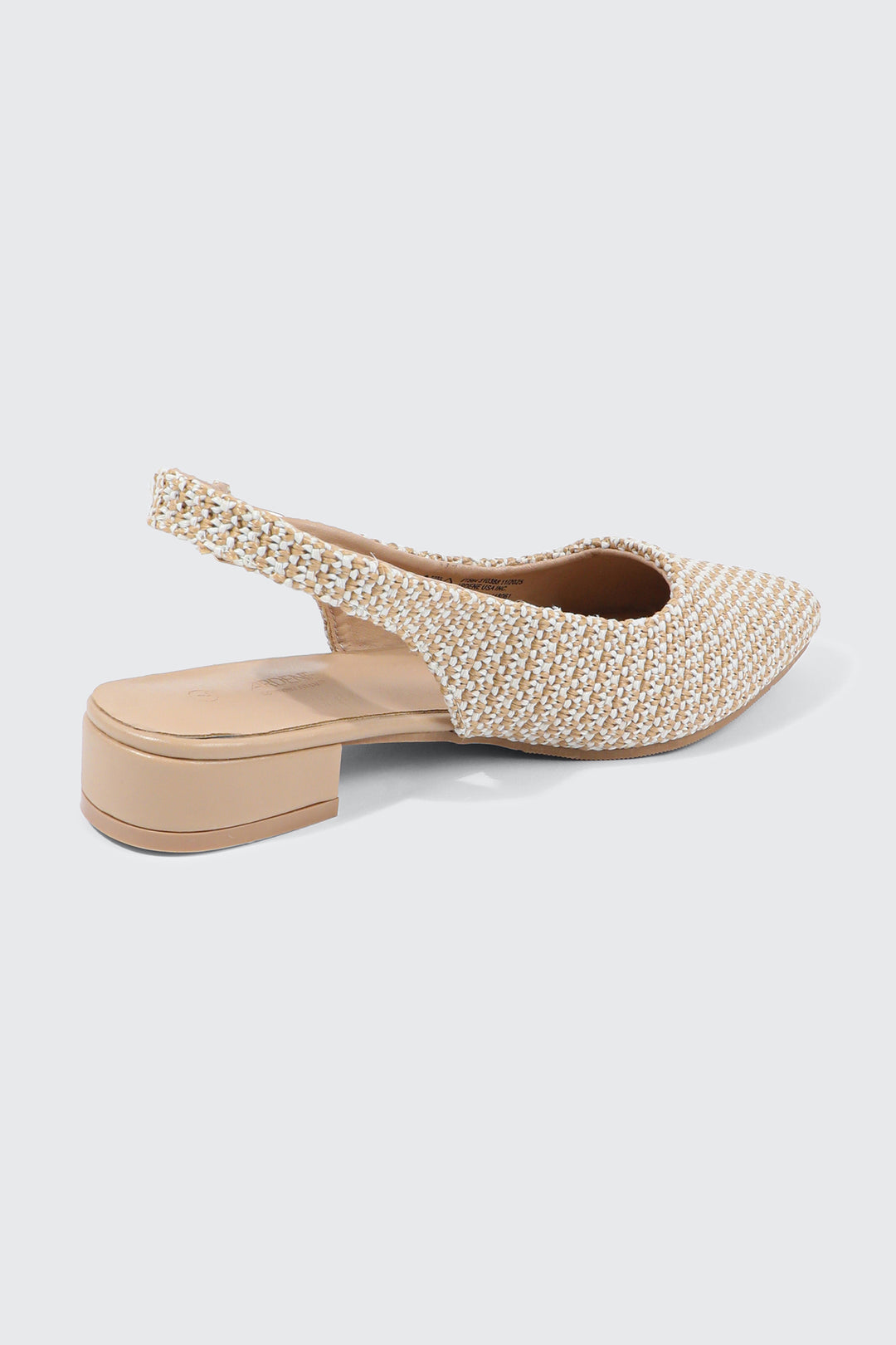 Pointed Toe Slingback Flats