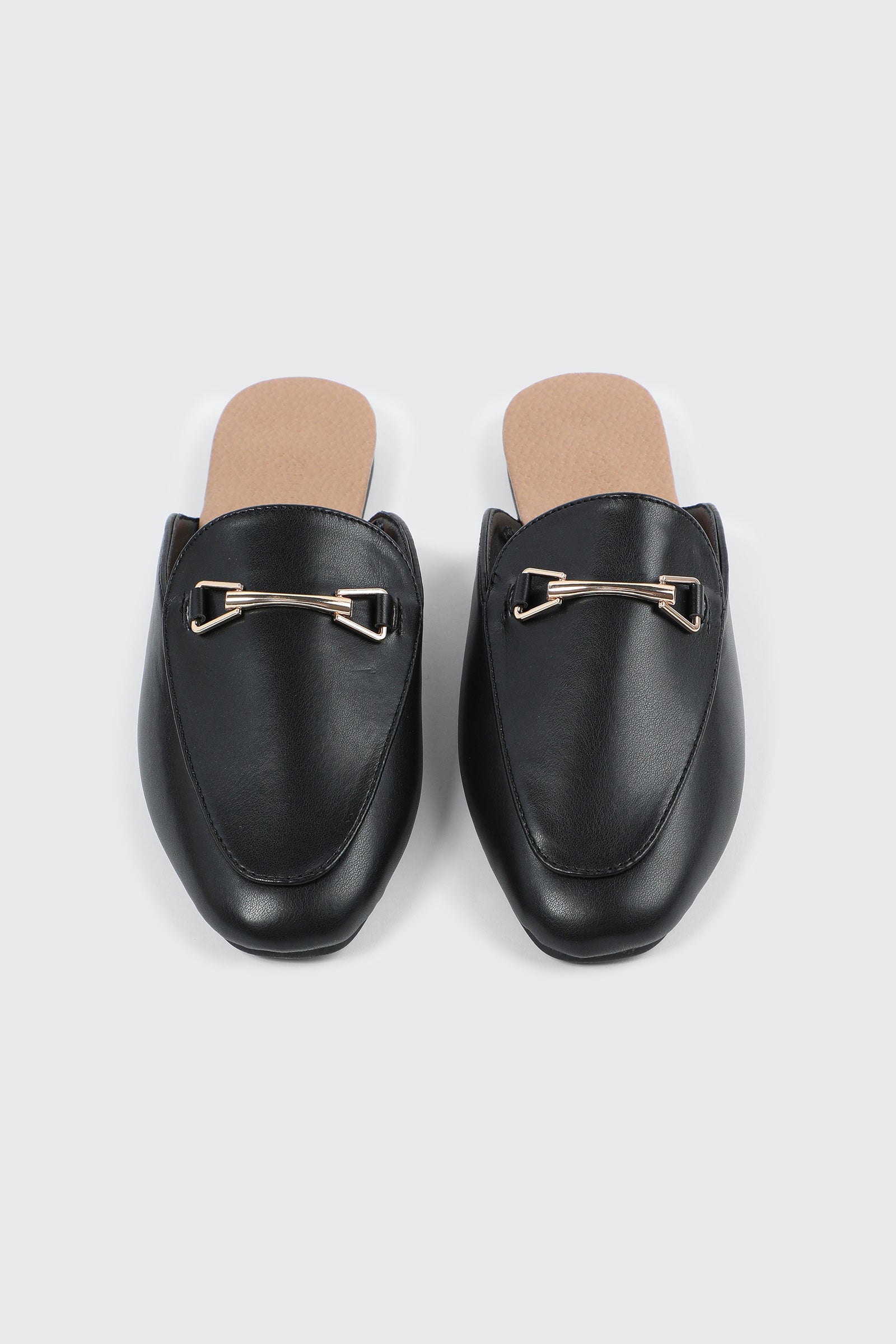 Round Toe Mules with Metal Ornament – Ardene