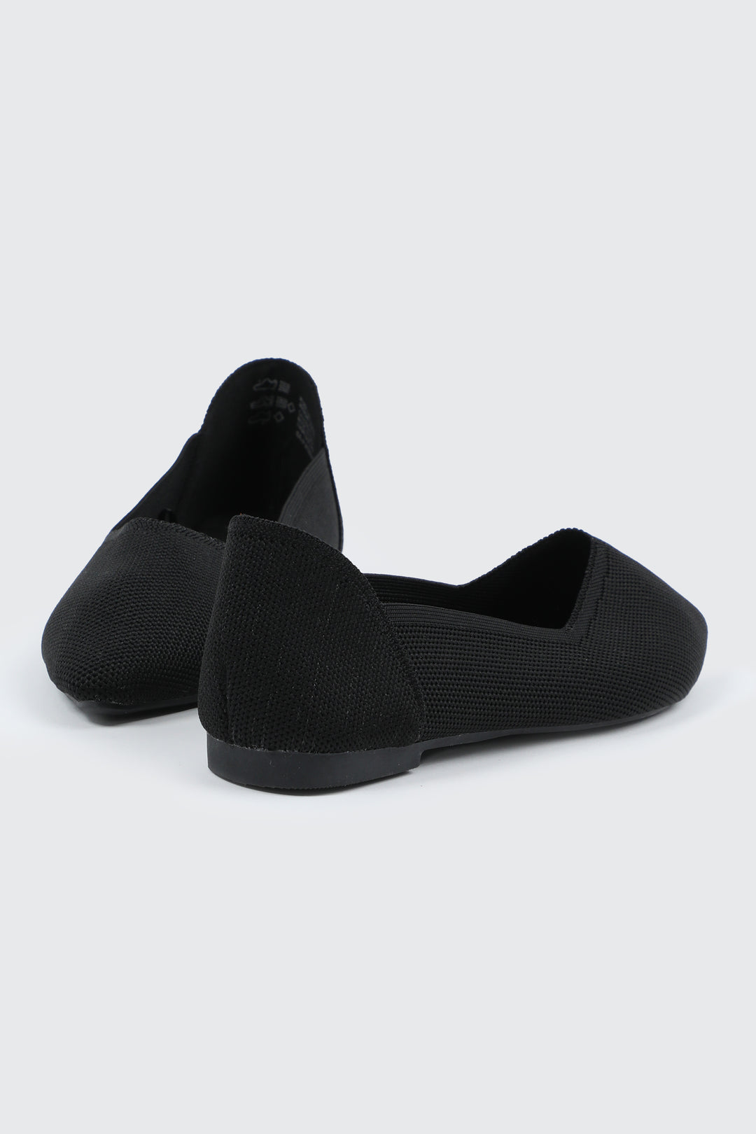 Talons plats à bout pointu en tissu