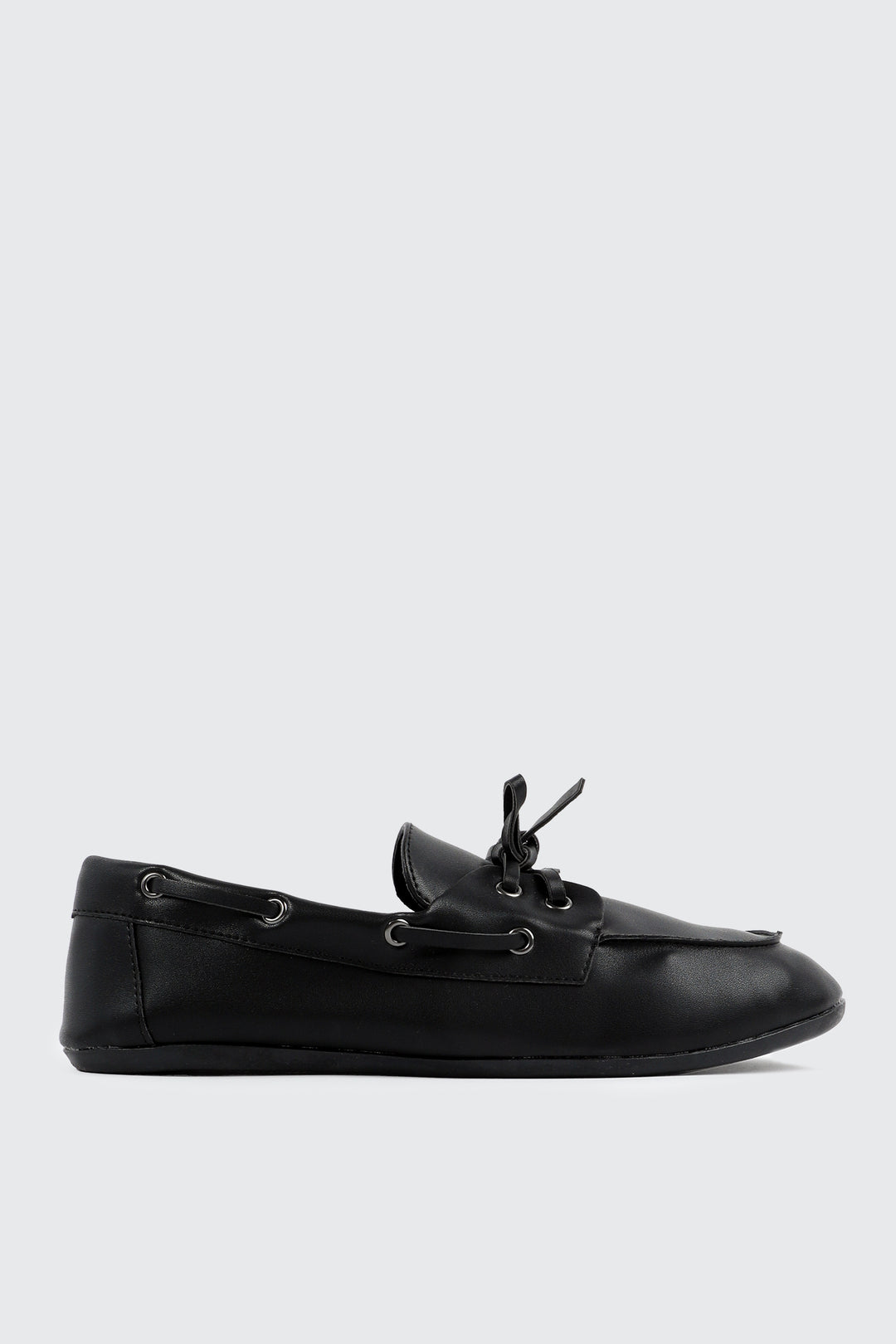 Faux Leather Boat Shoes