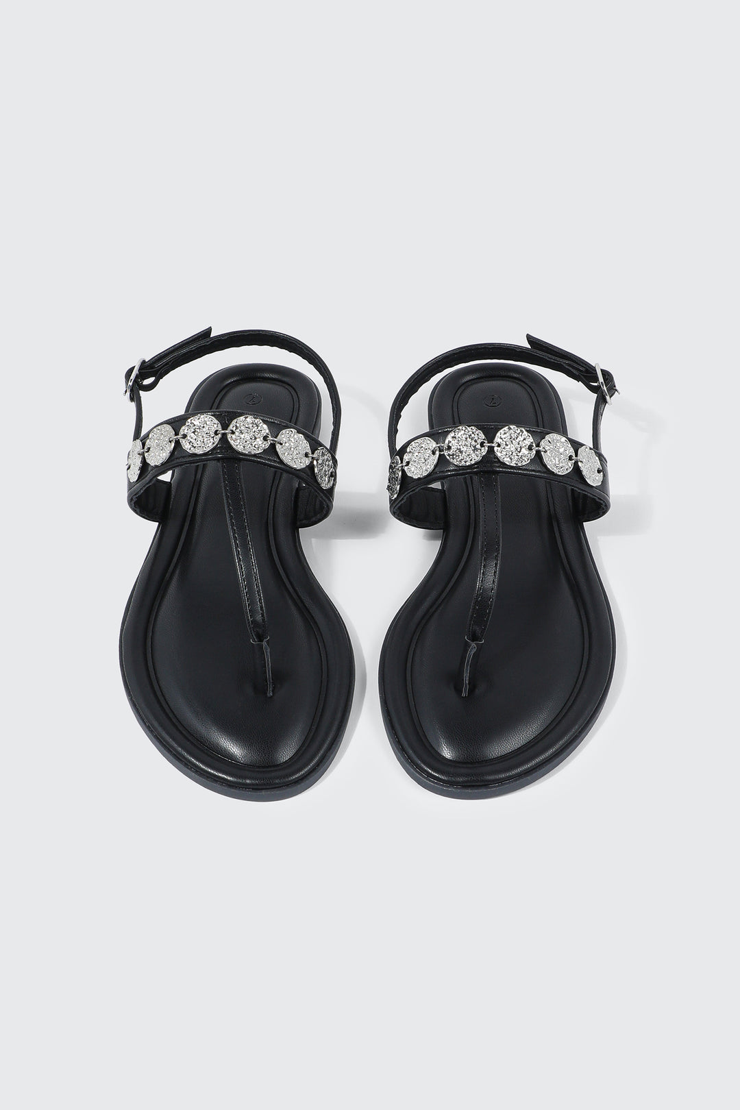 Strappy Sandals with Coin Charms