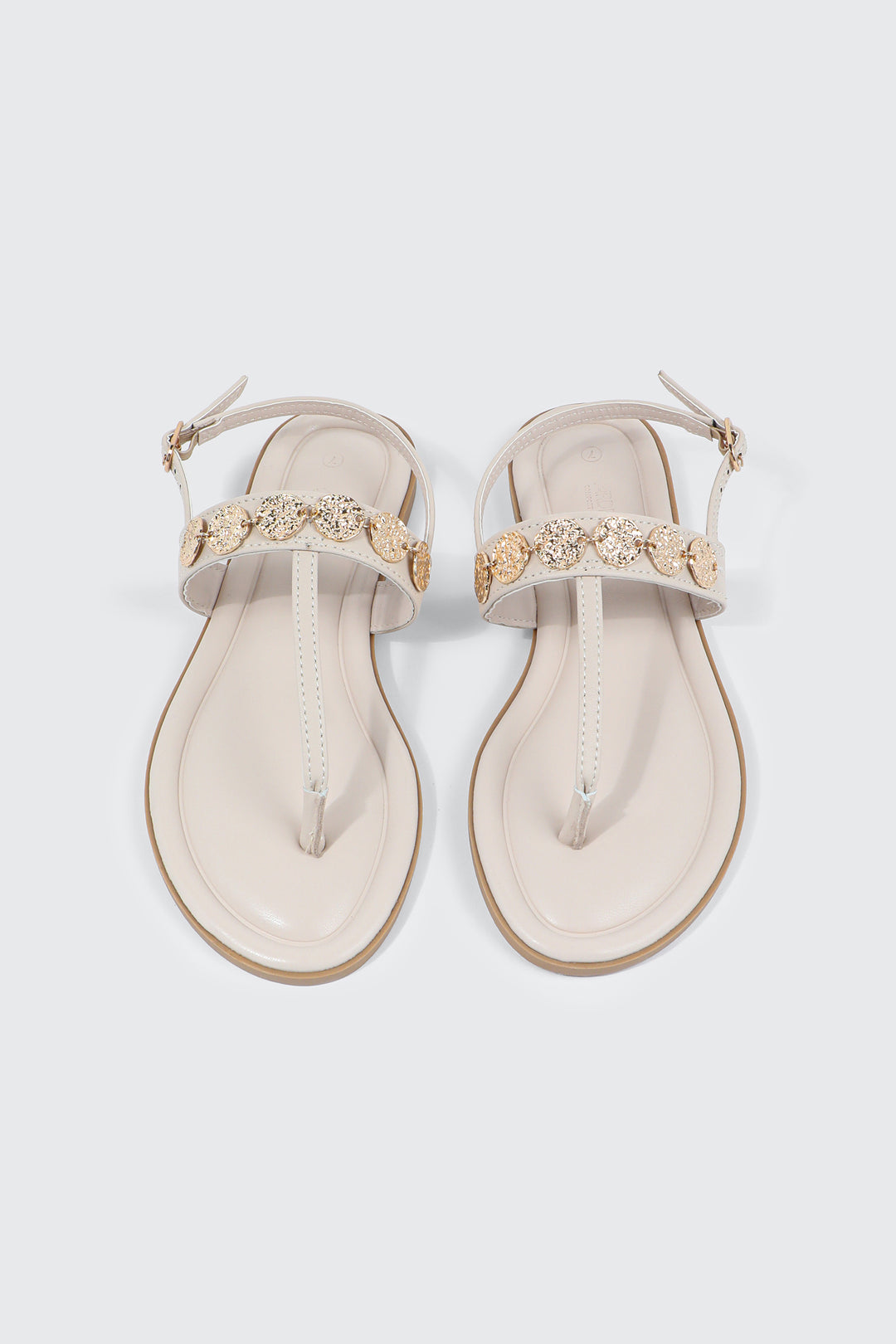 Strappy Sandals with Coin Charms