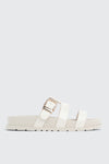 Chunky Slides with Buckle Detail