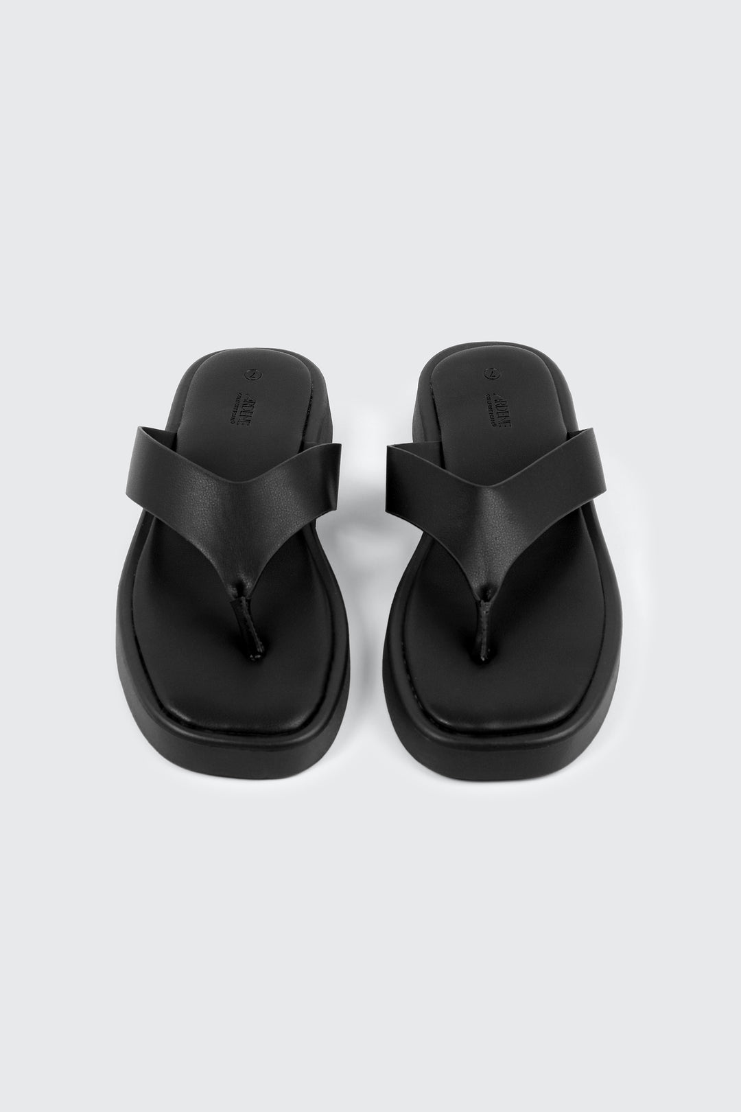Square Toe Platform Flip Flops
