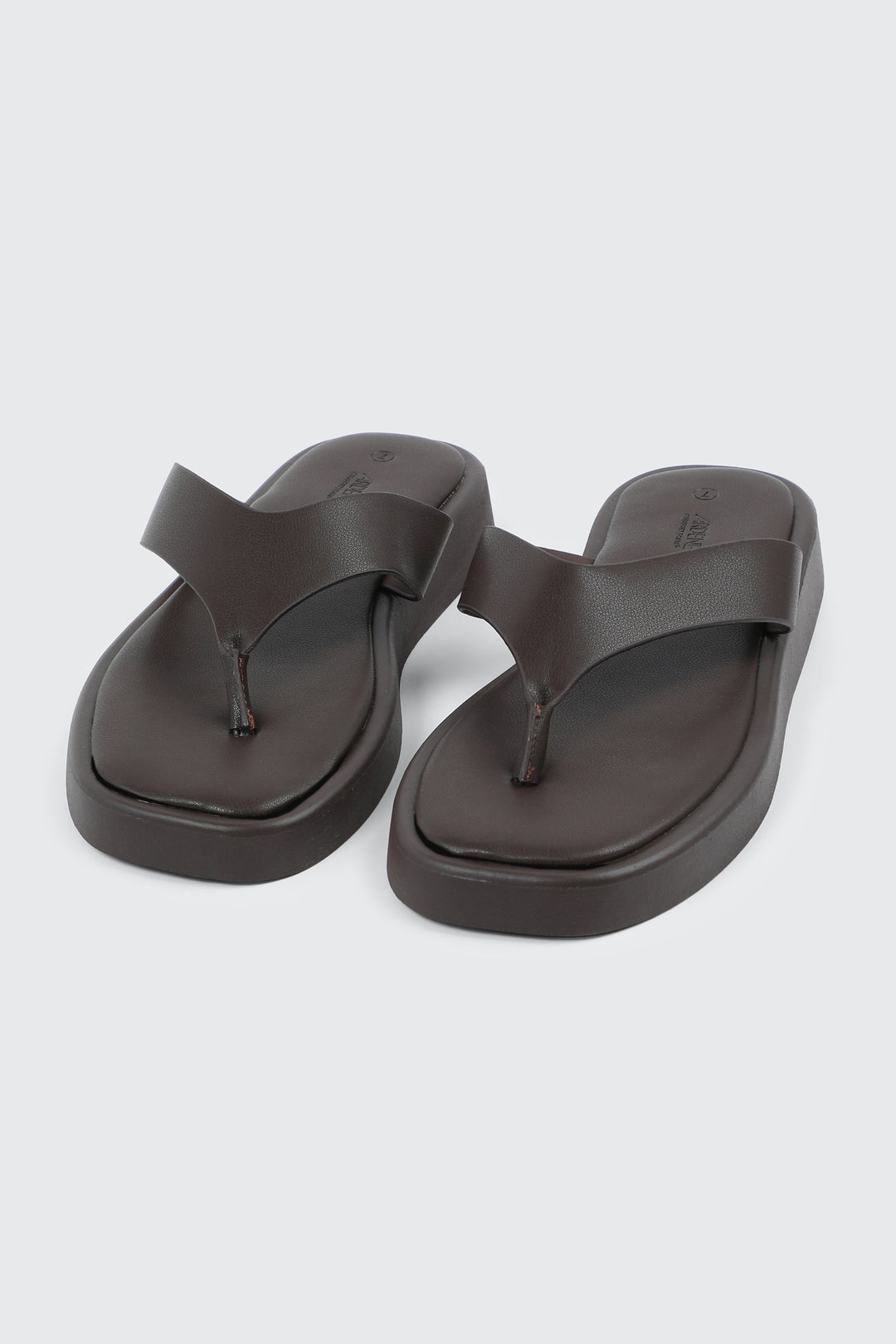 Square Toe Platform Flip Flops
