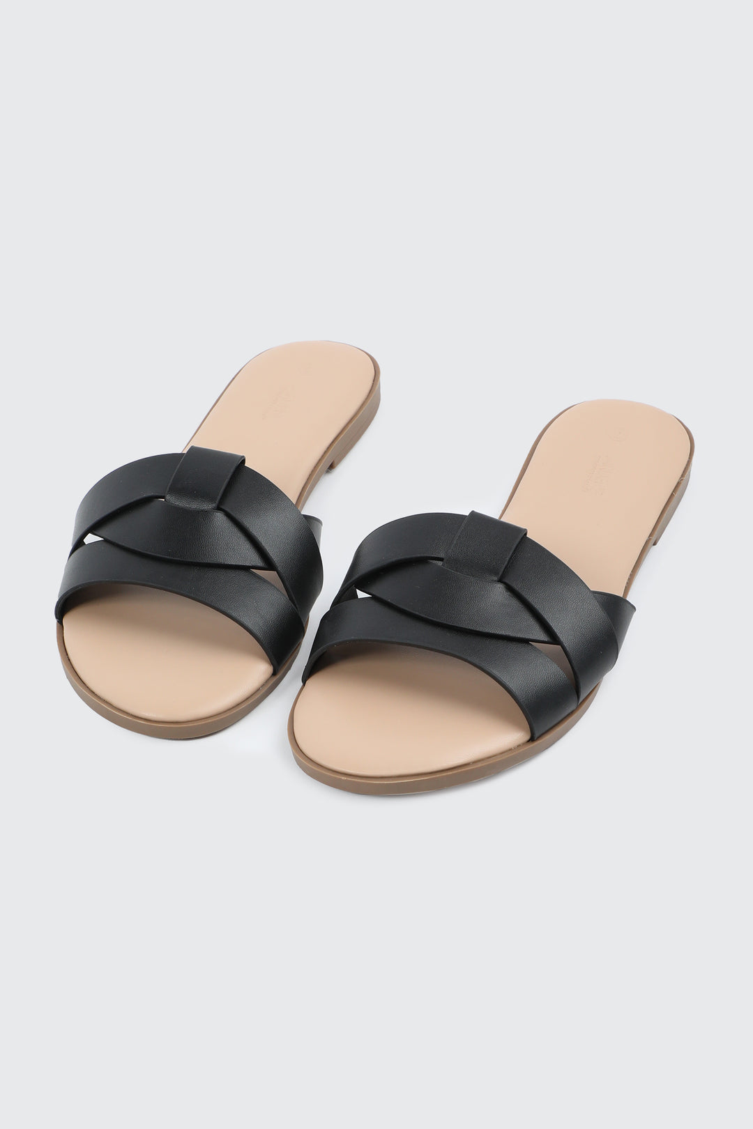 Braided Vamp Flat Sandals