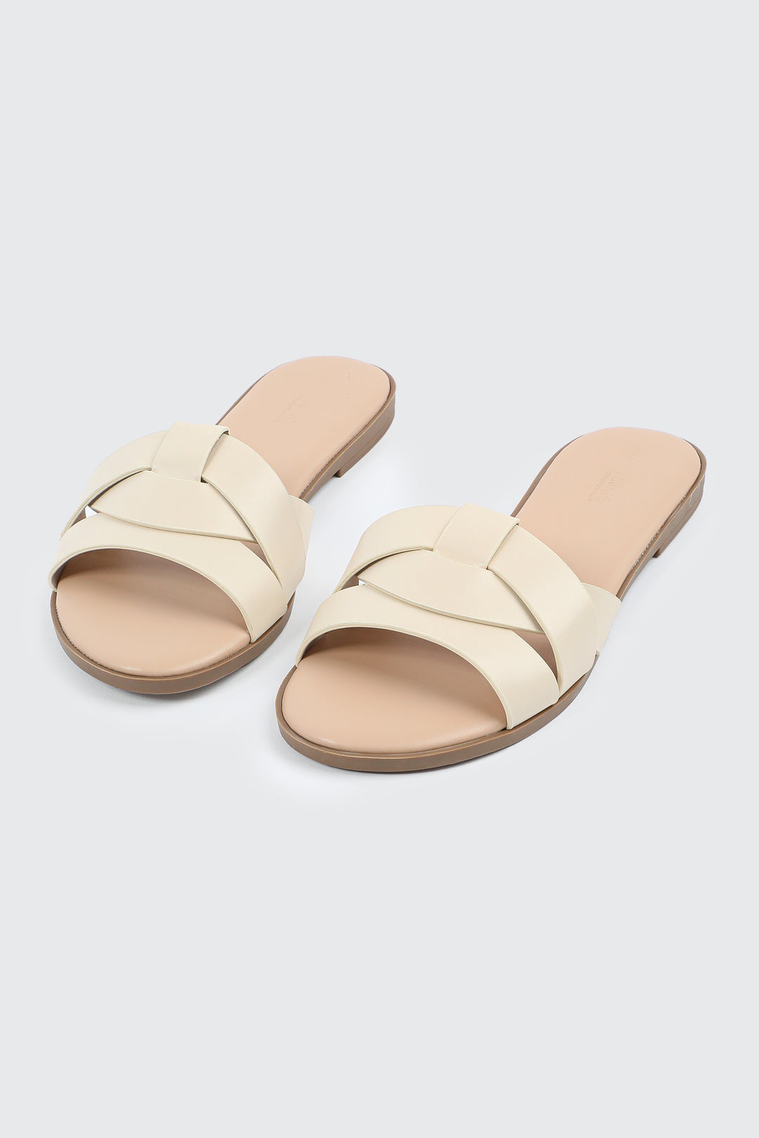 Braided Vamp Flat Sandals