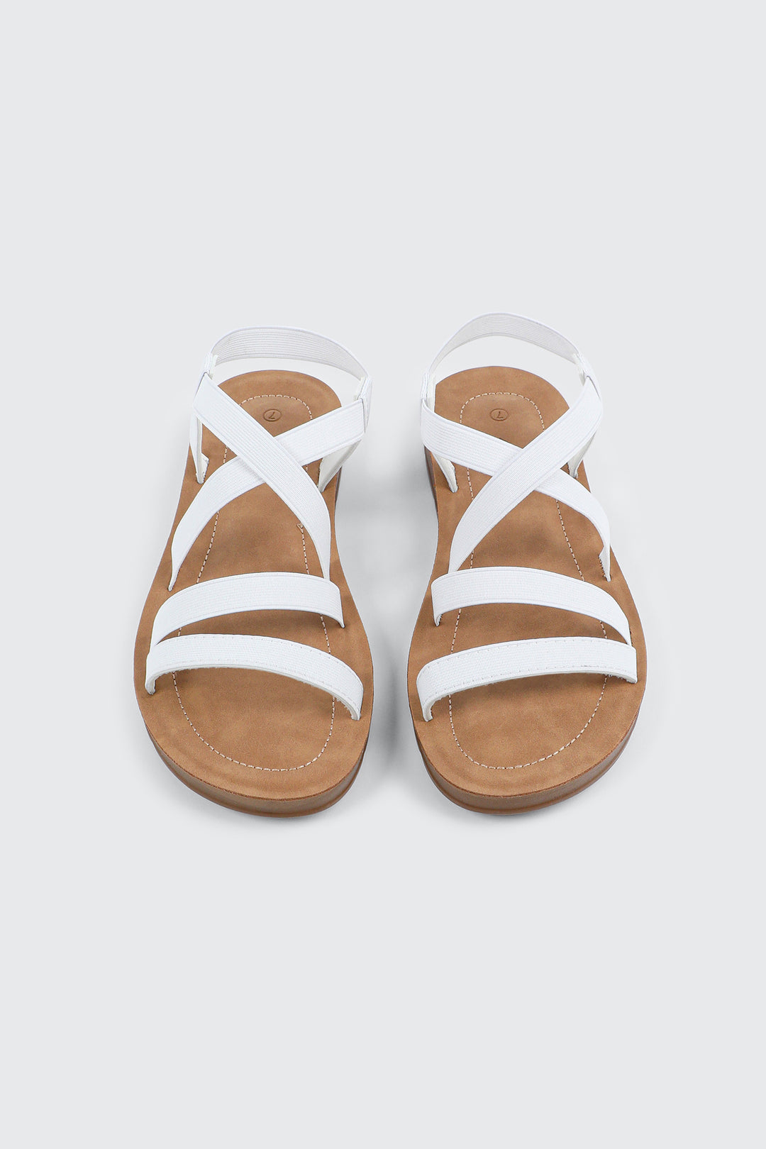 Elastic Strappy Sandals