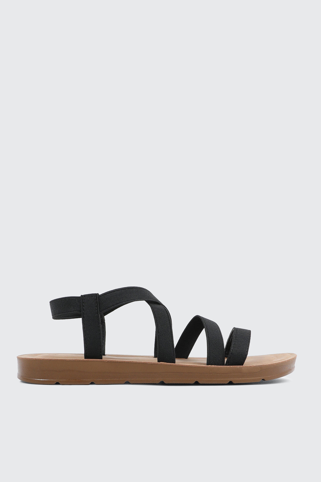 Elastic Strappy Sandals