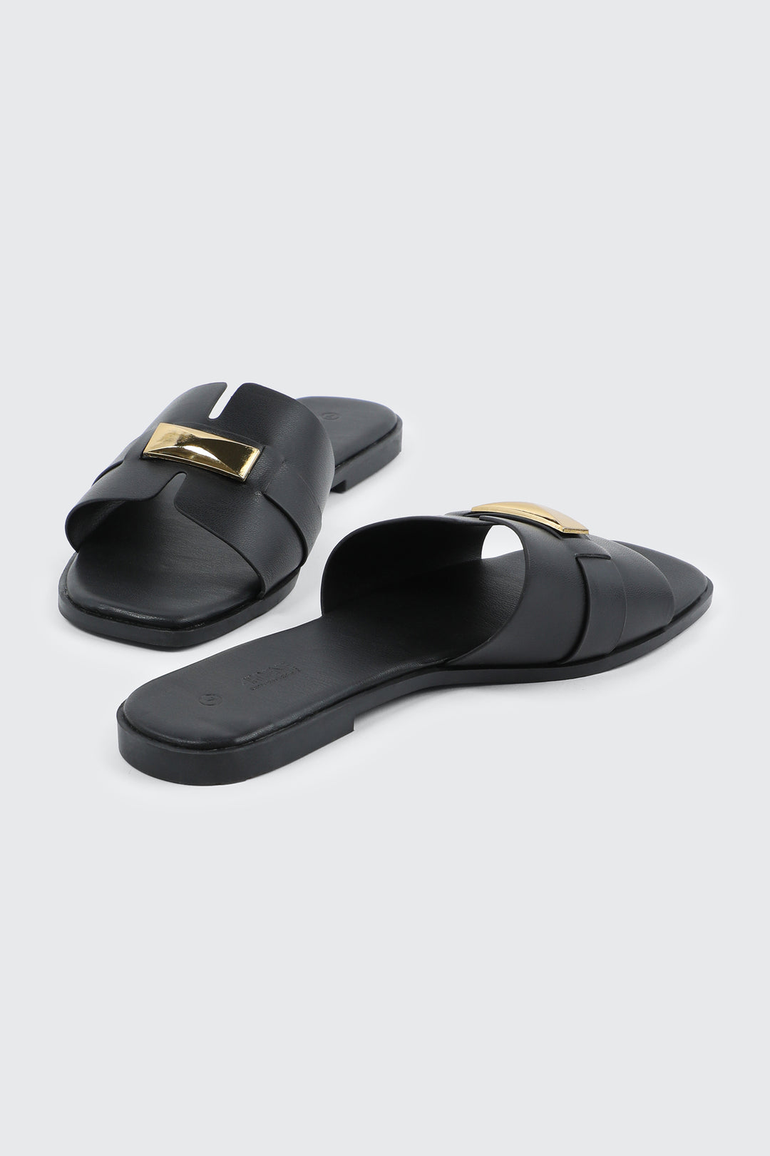 Square Toe One Band Sandals