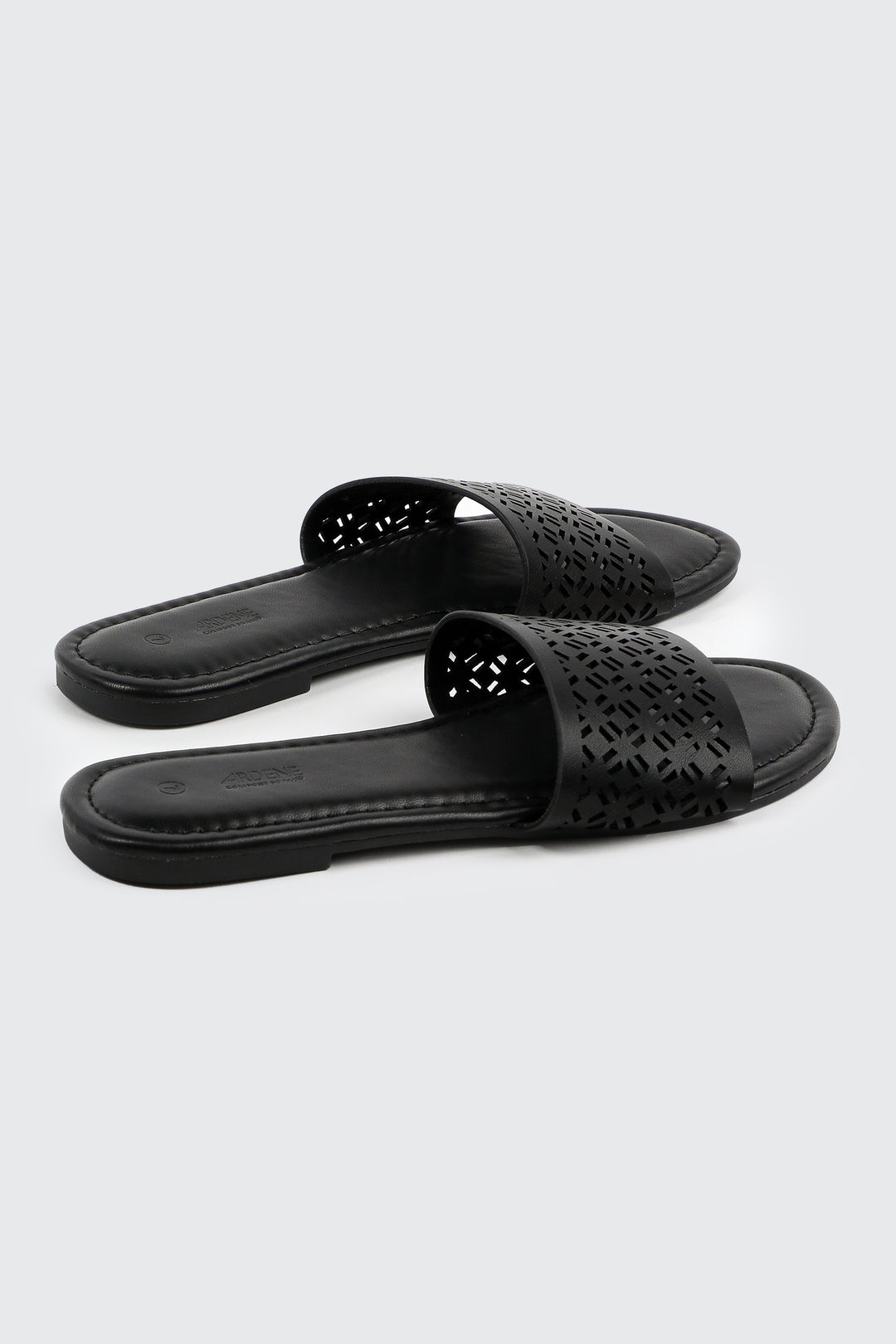 Flat Sandals with Cutout Design