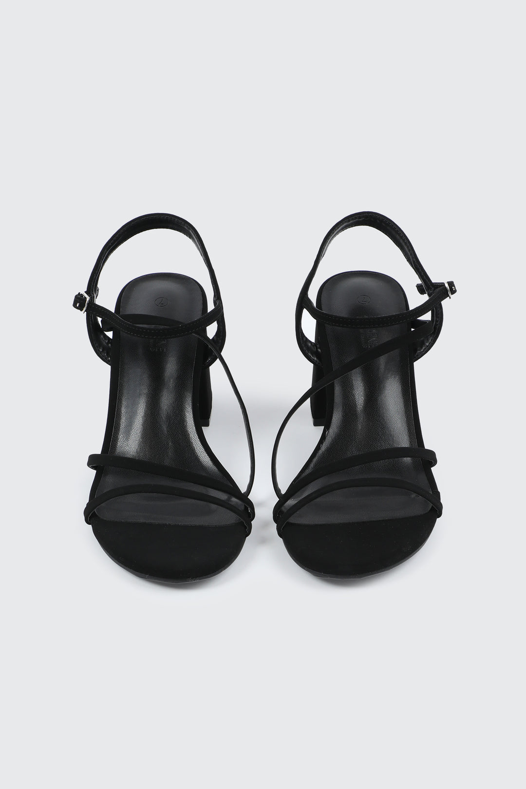 Sandales multibrides à talon bloc