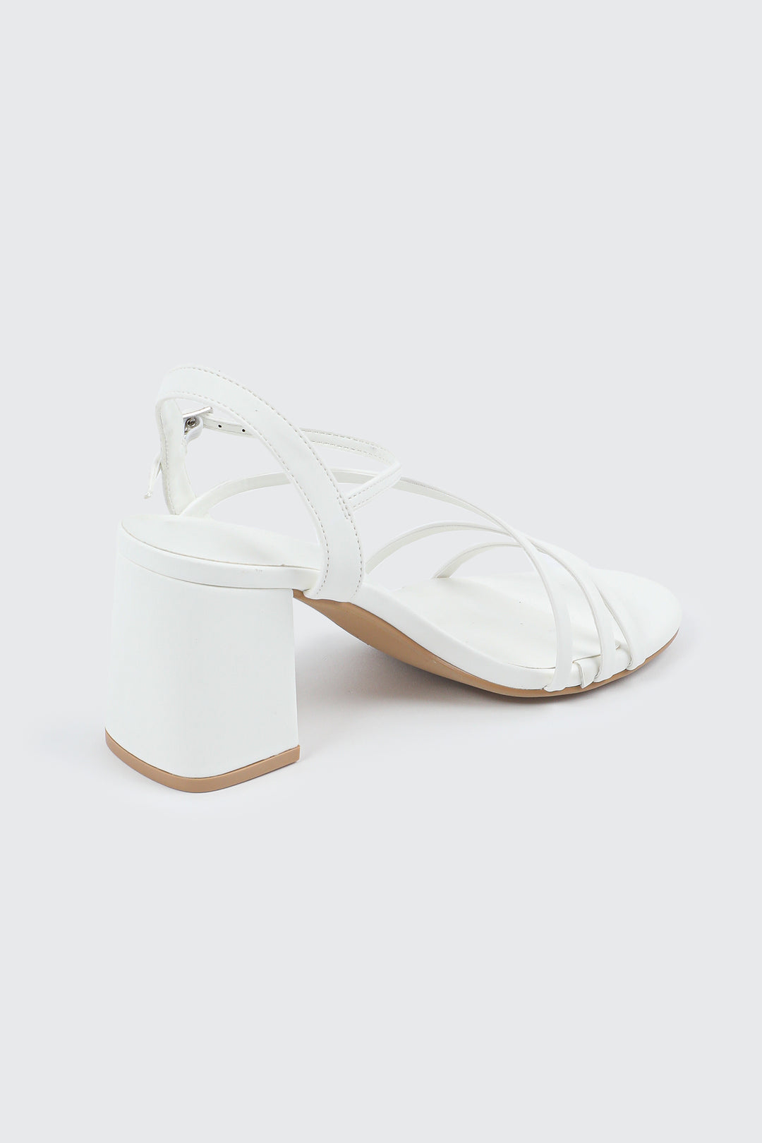 Sandales multibrides à talon bloc