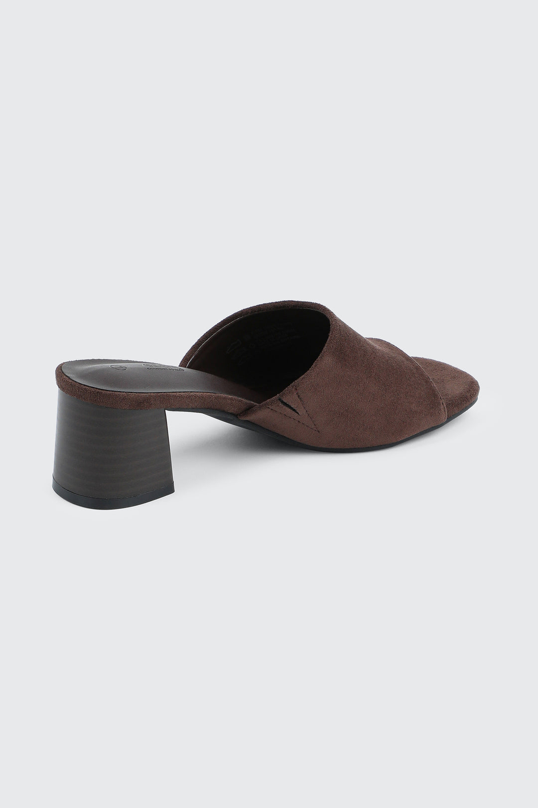 Mules à bout carré