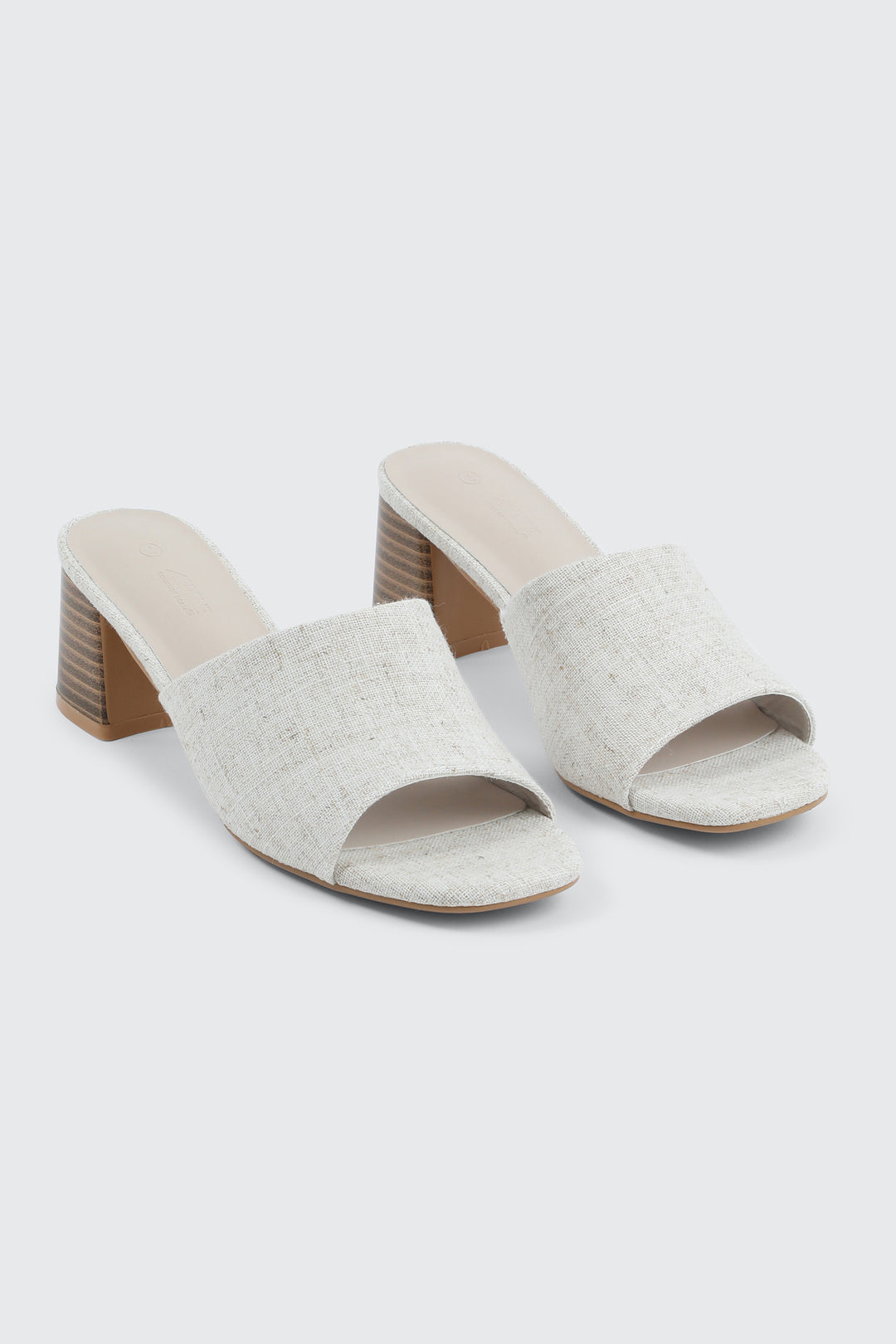 Mules à bout carré