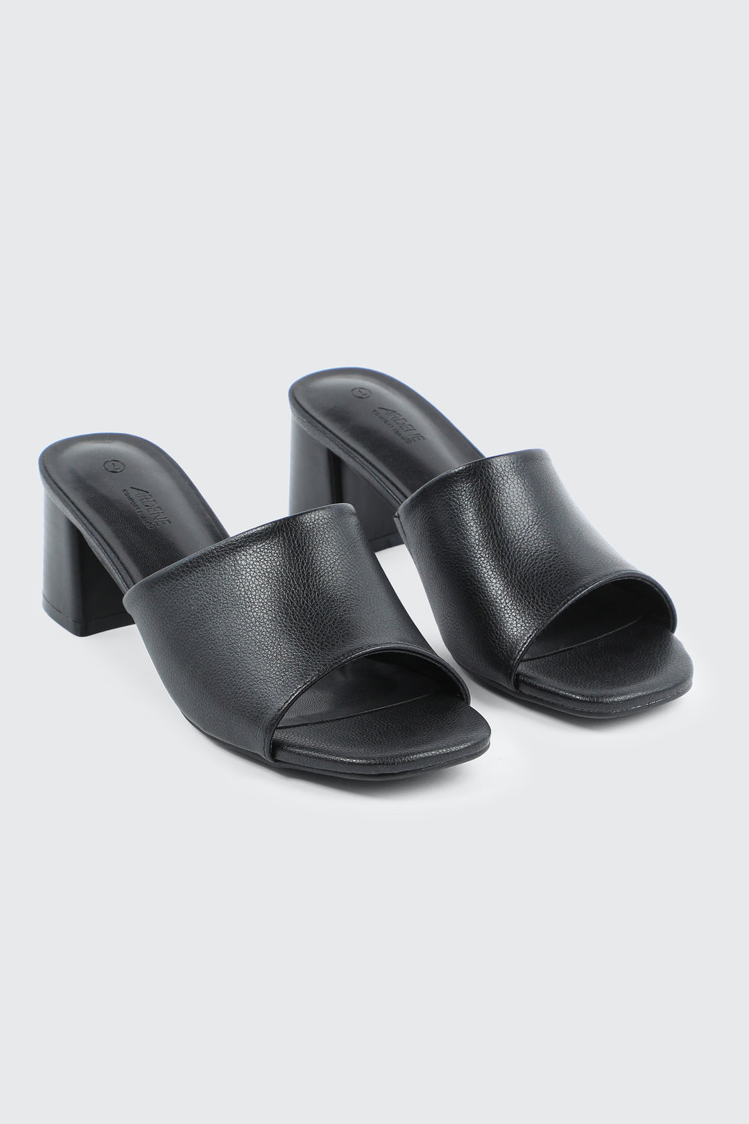 Mules à bout carré