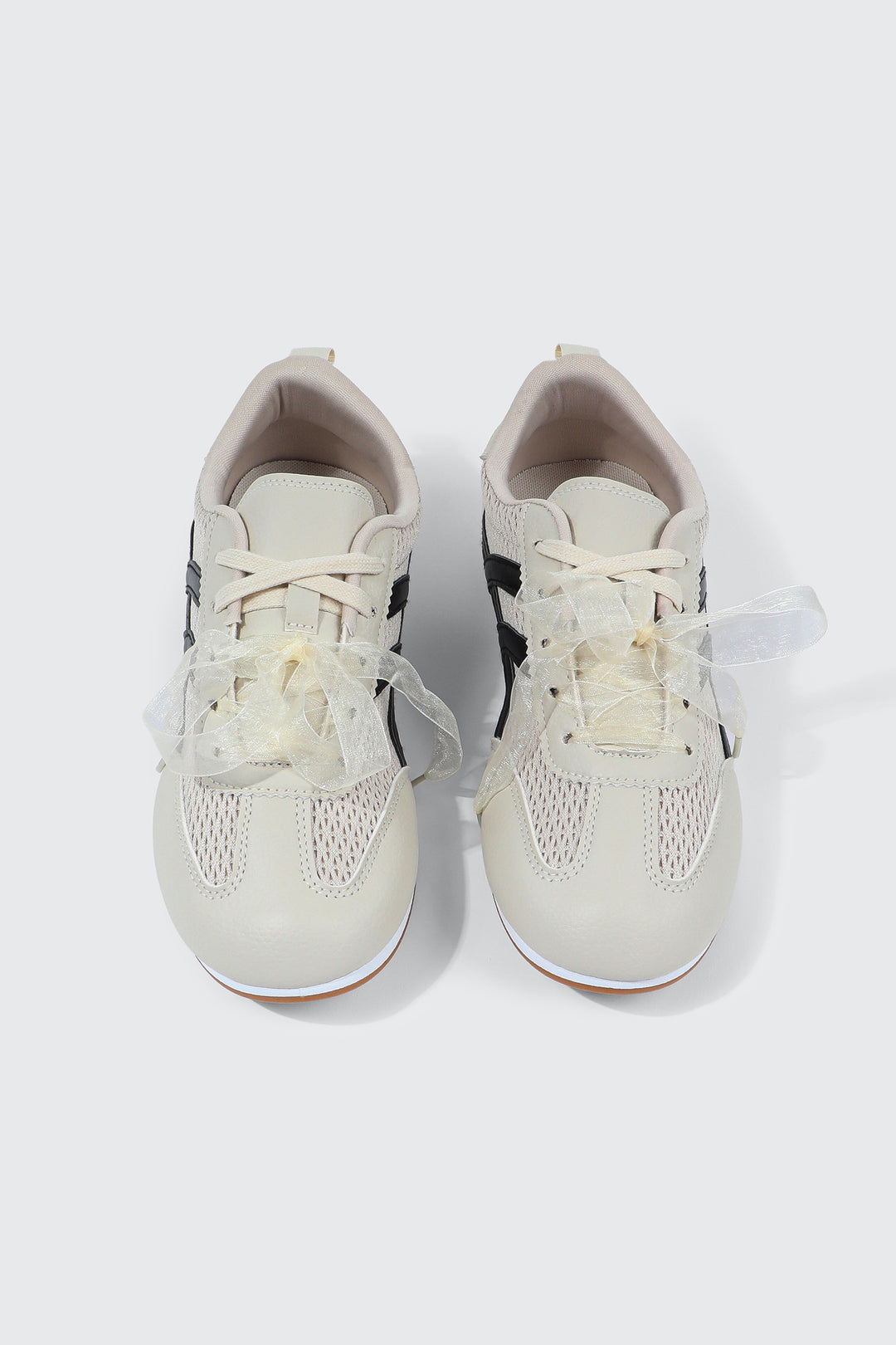 Espadrilles en faux cuir et maille