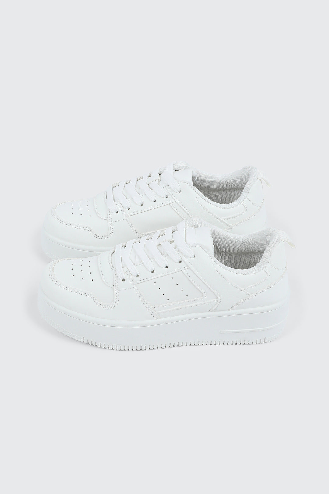 Thick Sole Lace Up Sneakers