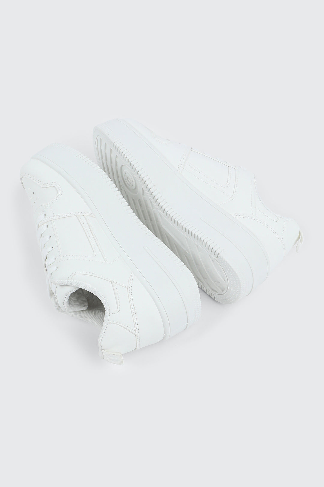 Thick Sole Lace Up Sneakers