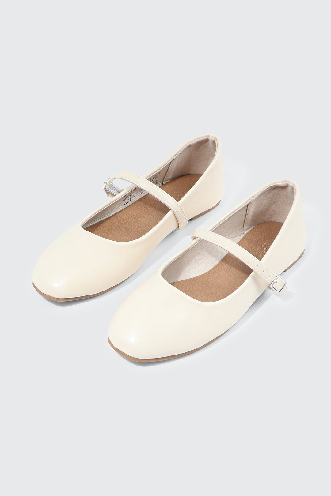 Square Toe Mary Jane Flats
