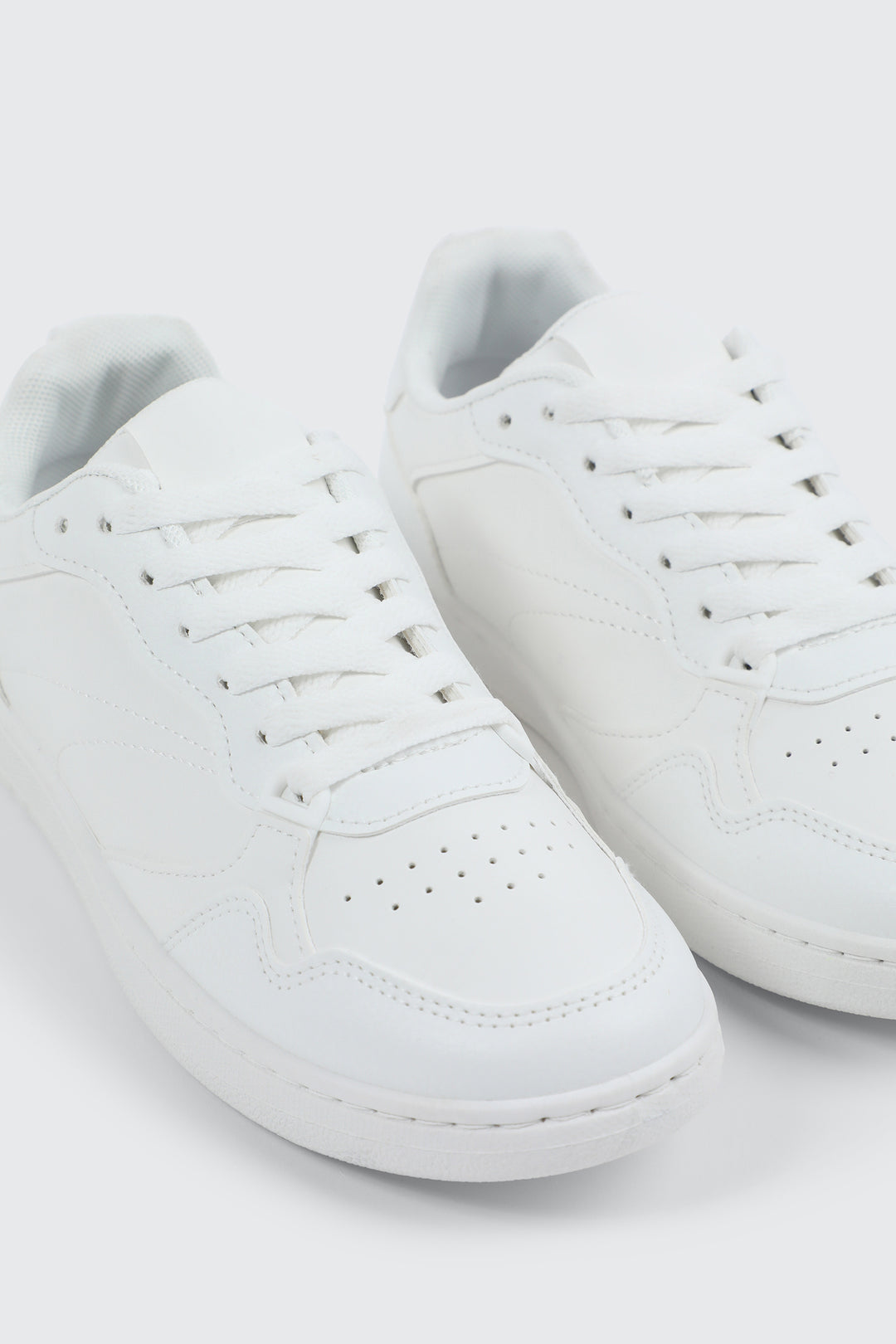 Faux Leather Sneakers
