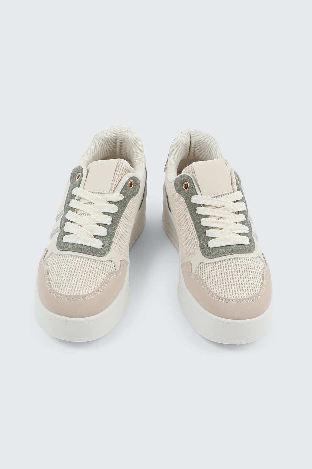 Platform Lace-Up Sneakers