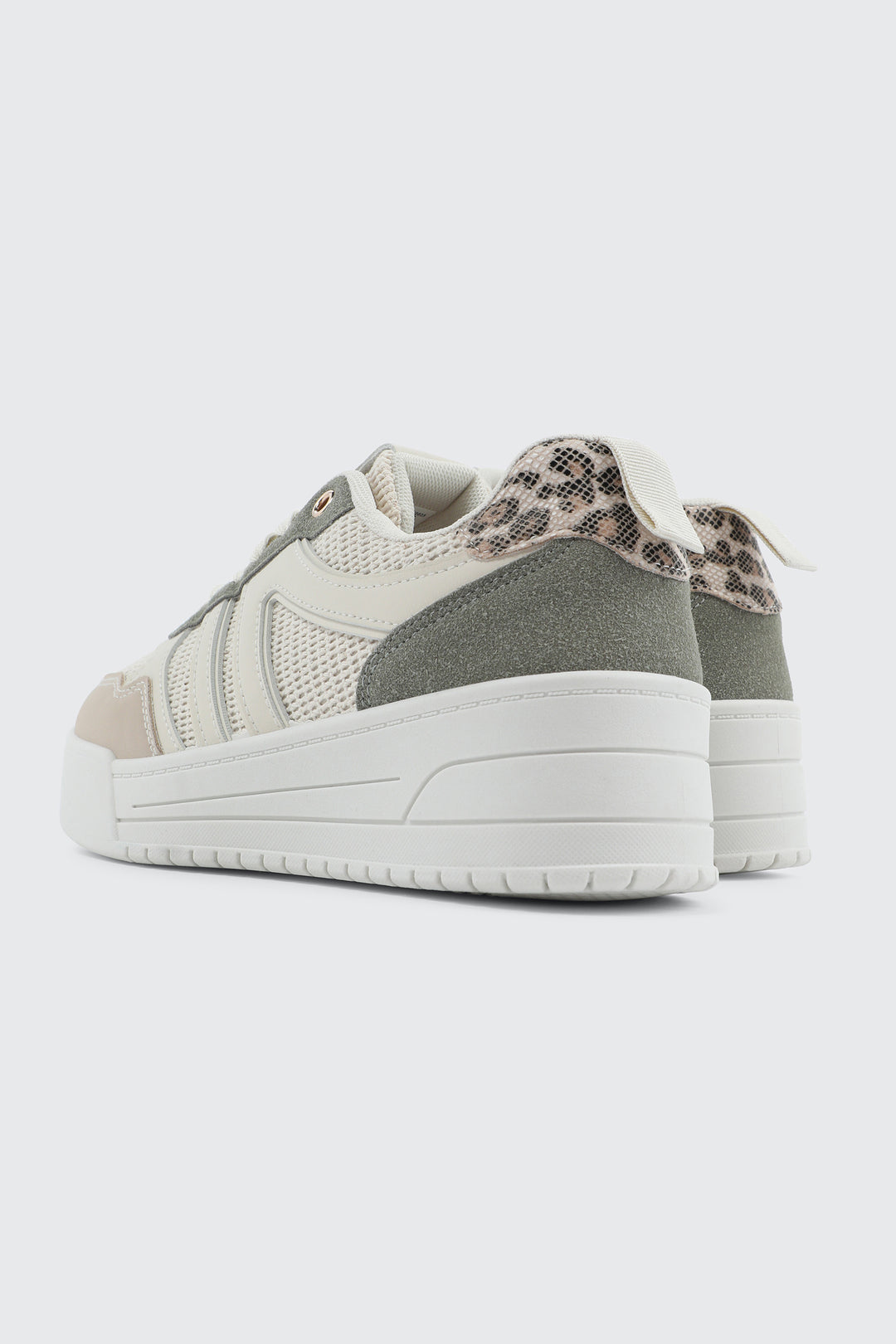 Platform Lace-Up Sneakers