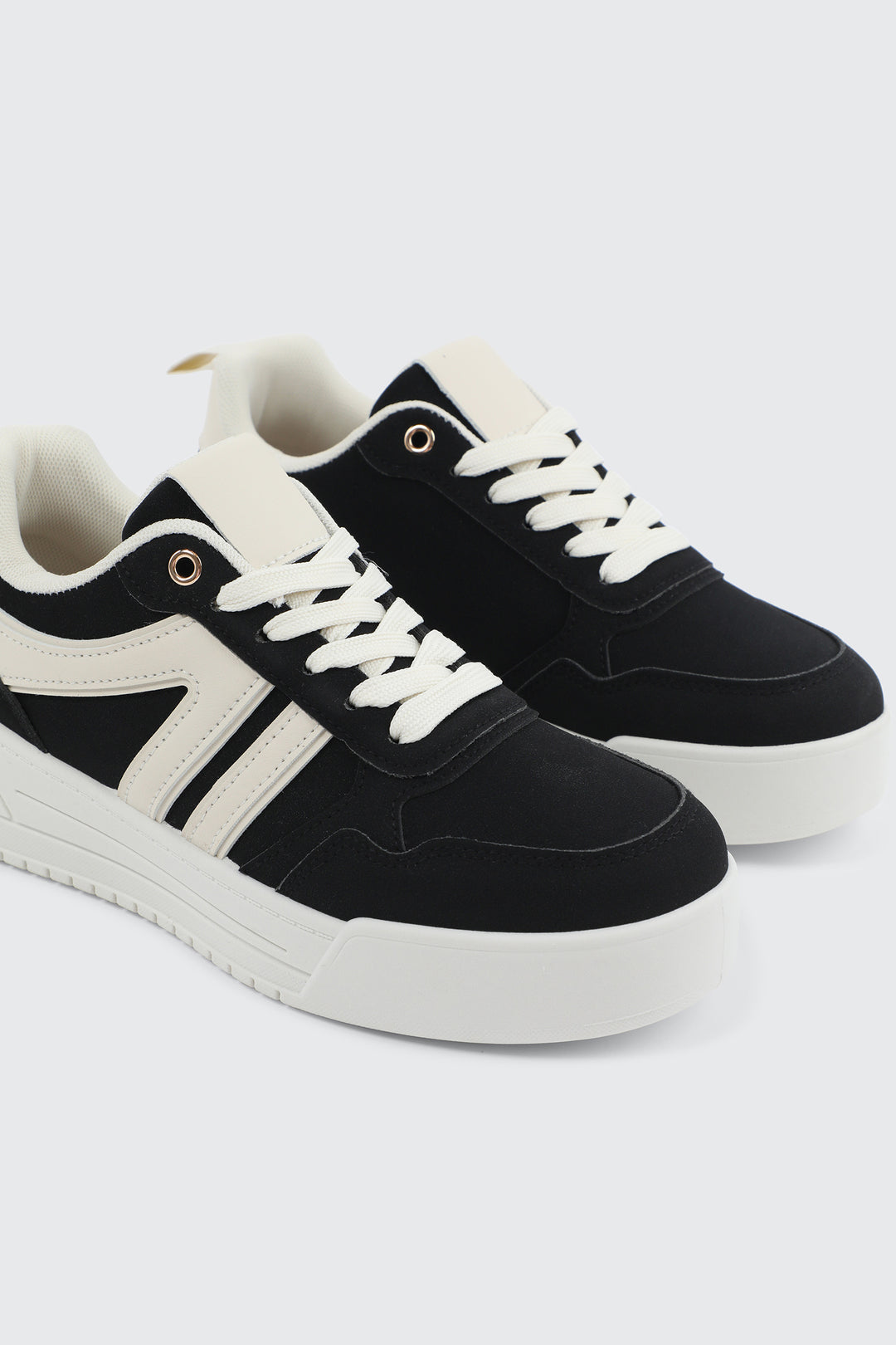 Platform Lace-Up Sneakers