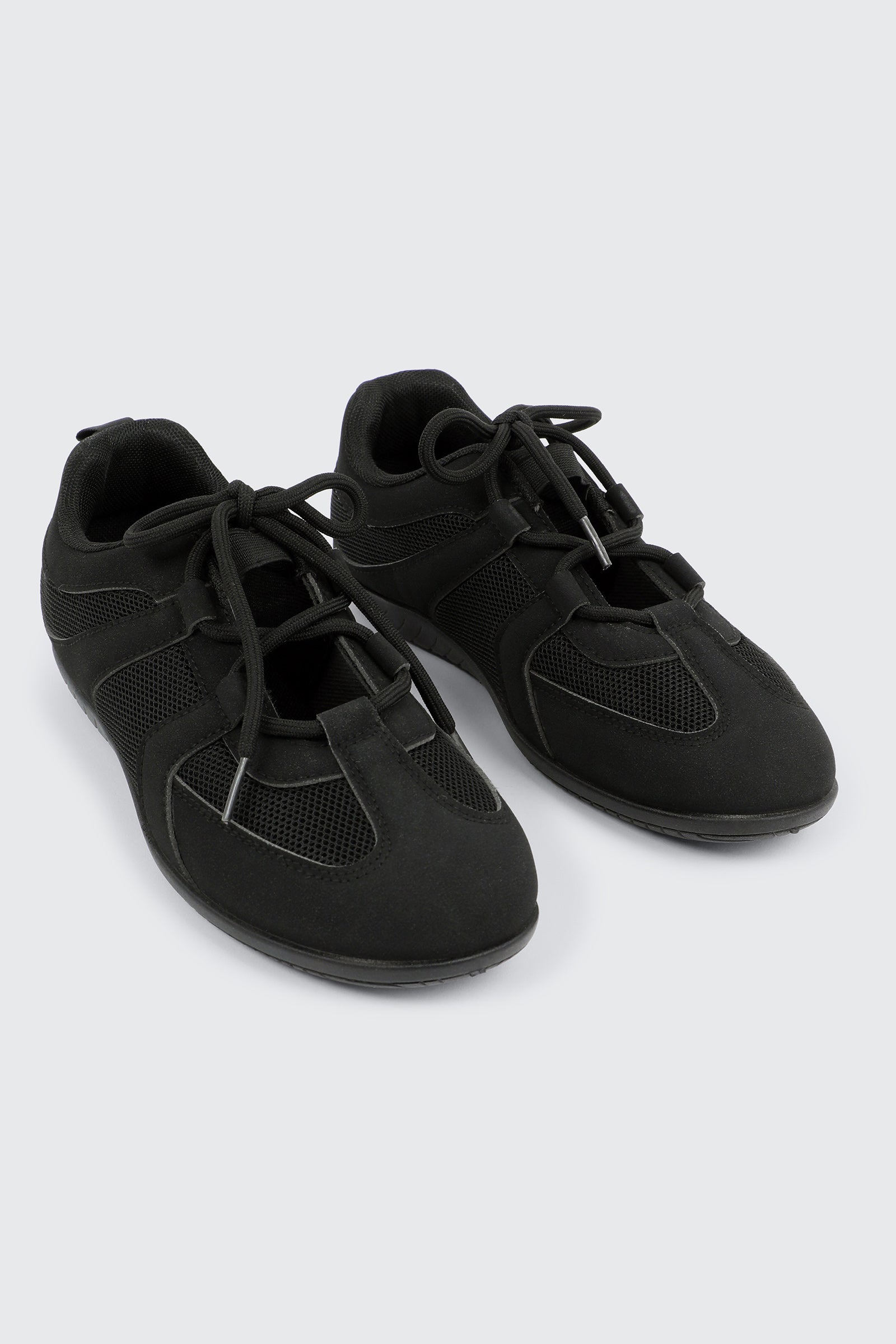 靴 Jewelry Ark Lace Ballet Shoes / Black Lace Up Ballet Sneakers – Ardene
