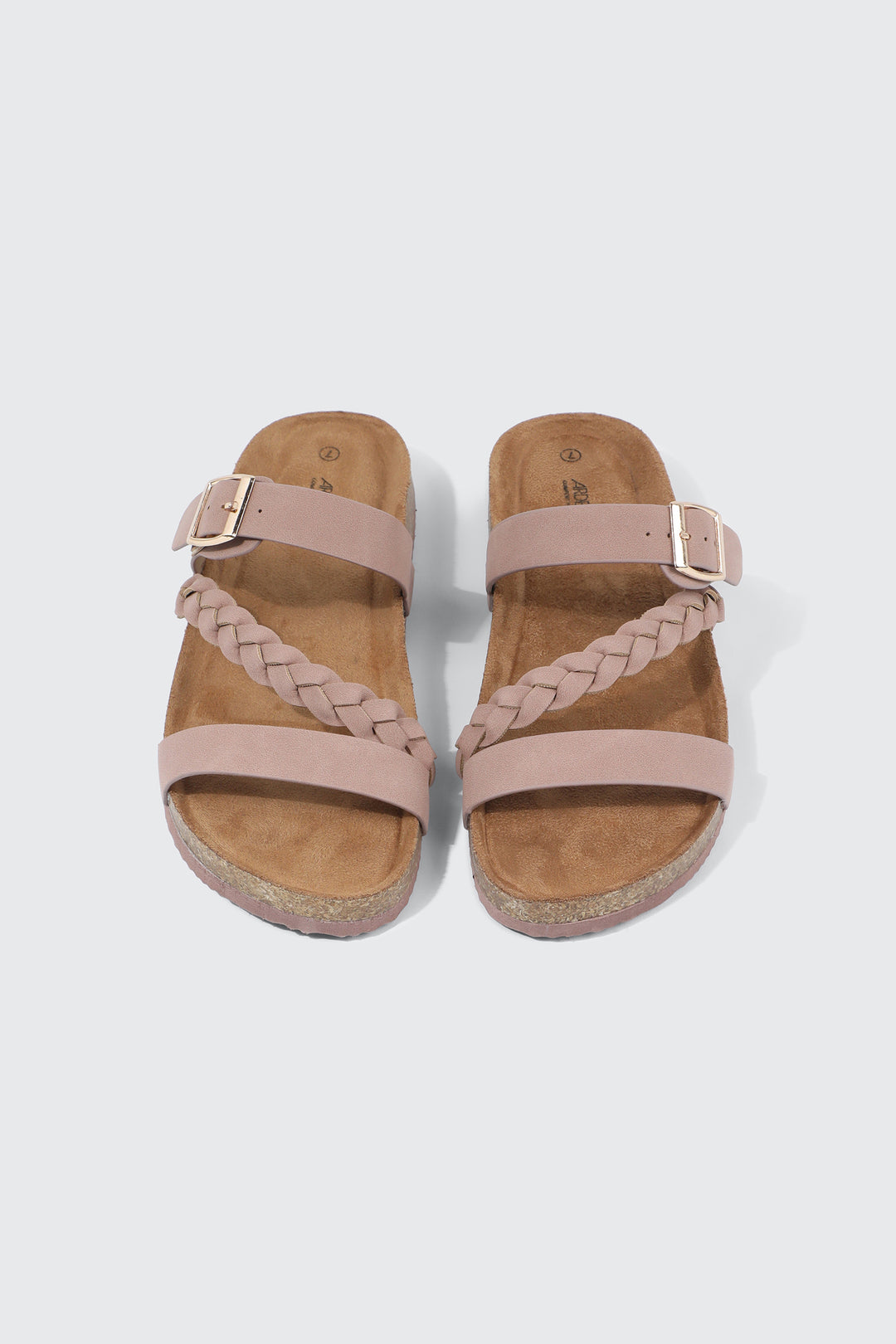 Braided Strap Slide Sandals