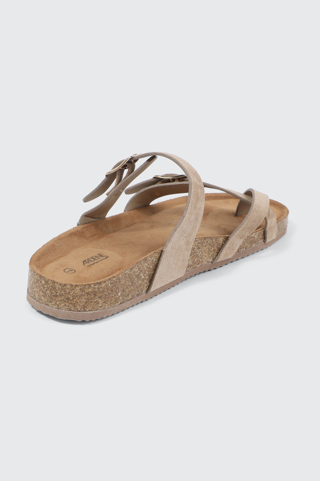 Double Buckle Toe Ring Sandals