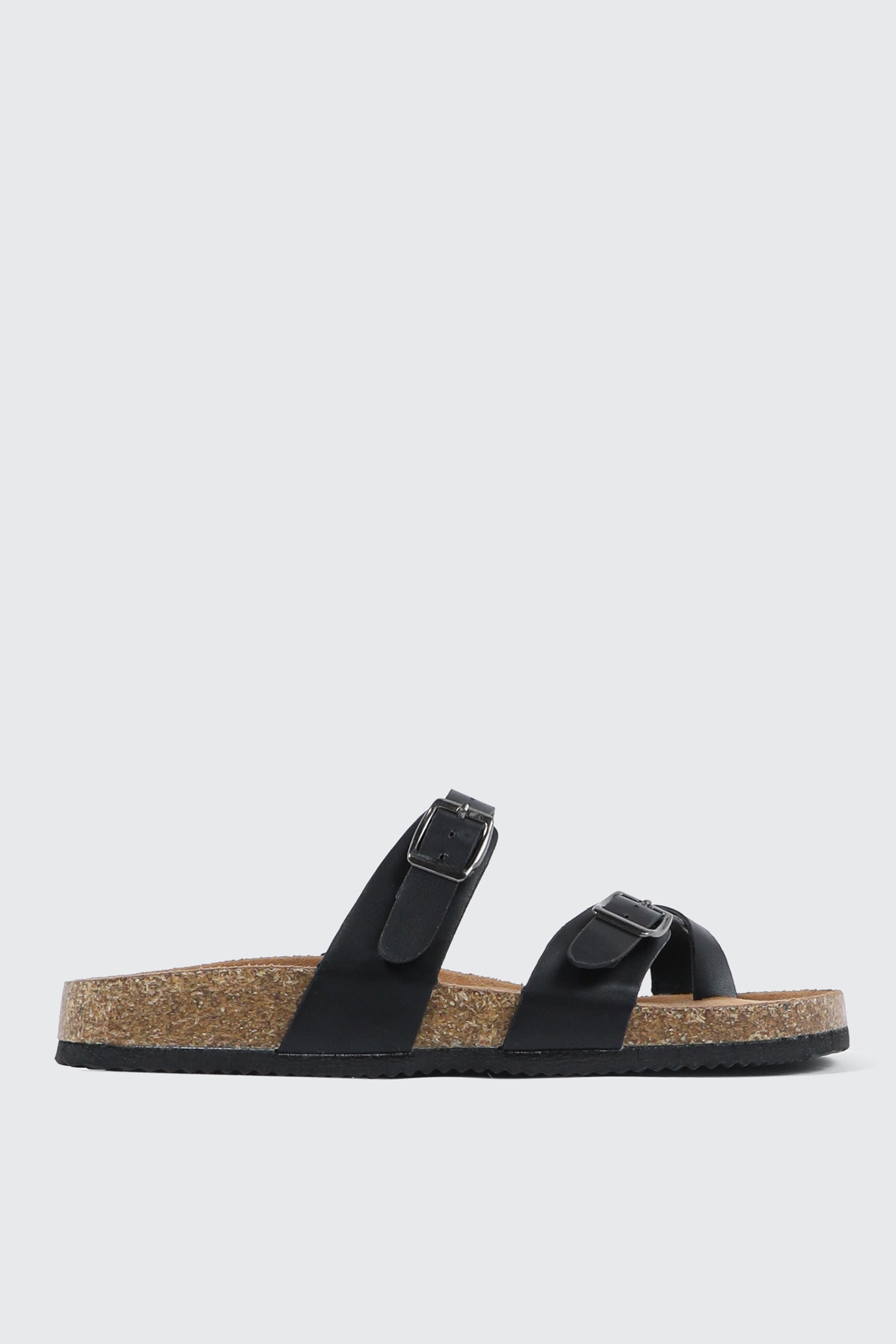 Double Buckle Toe Ring Sandals – Ardene