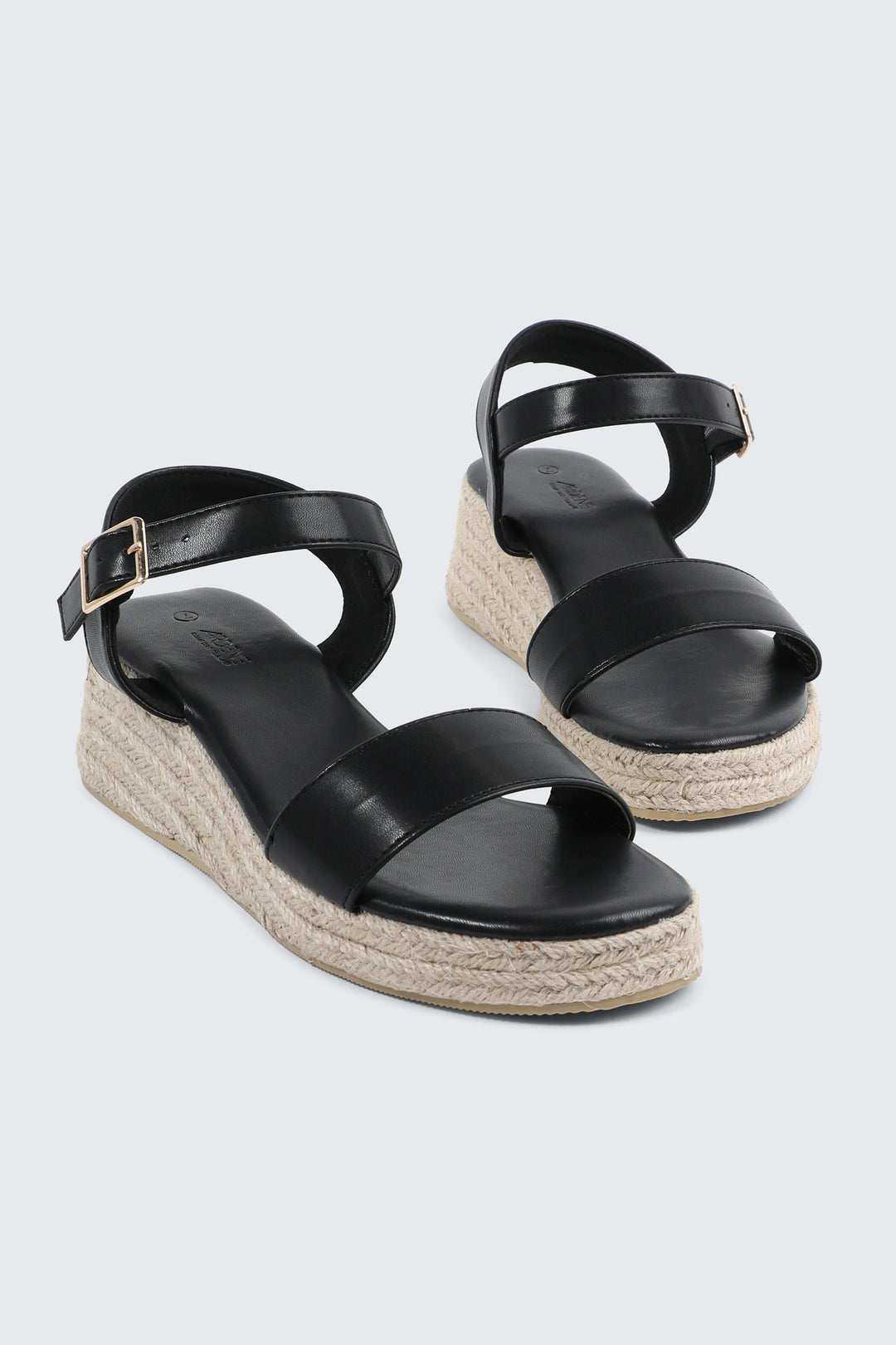 Sandales compensées à bride