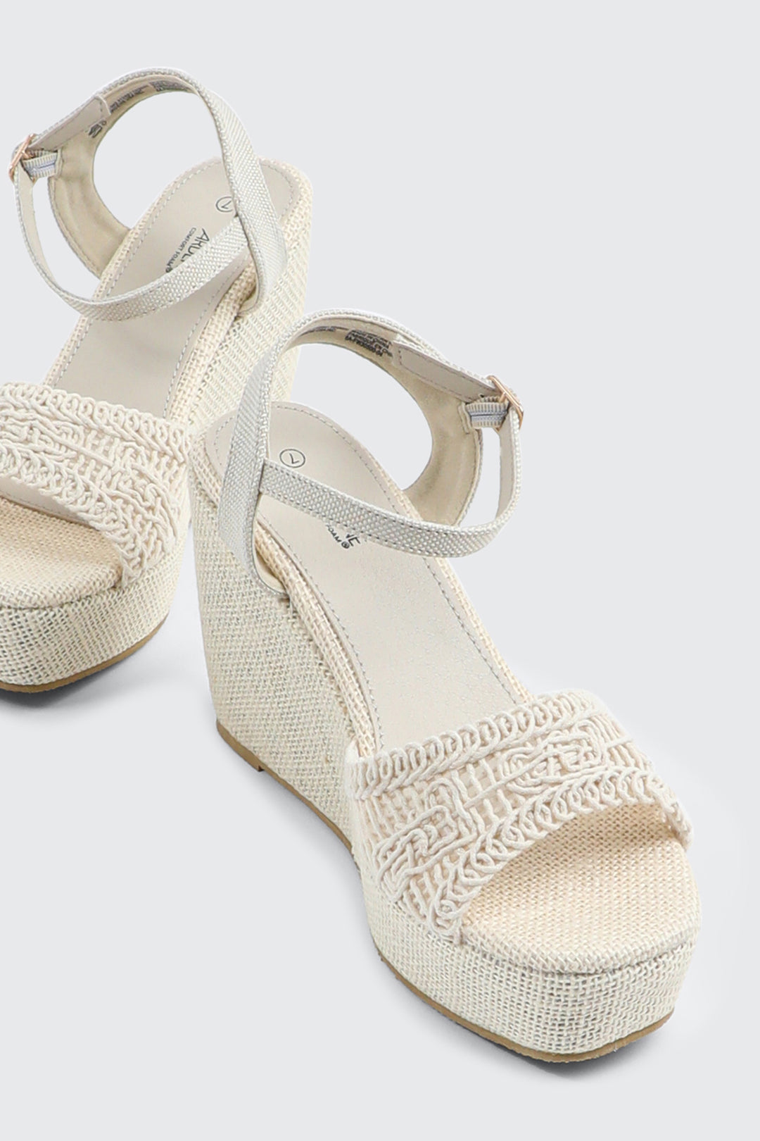 Crochet Wedge Sandals