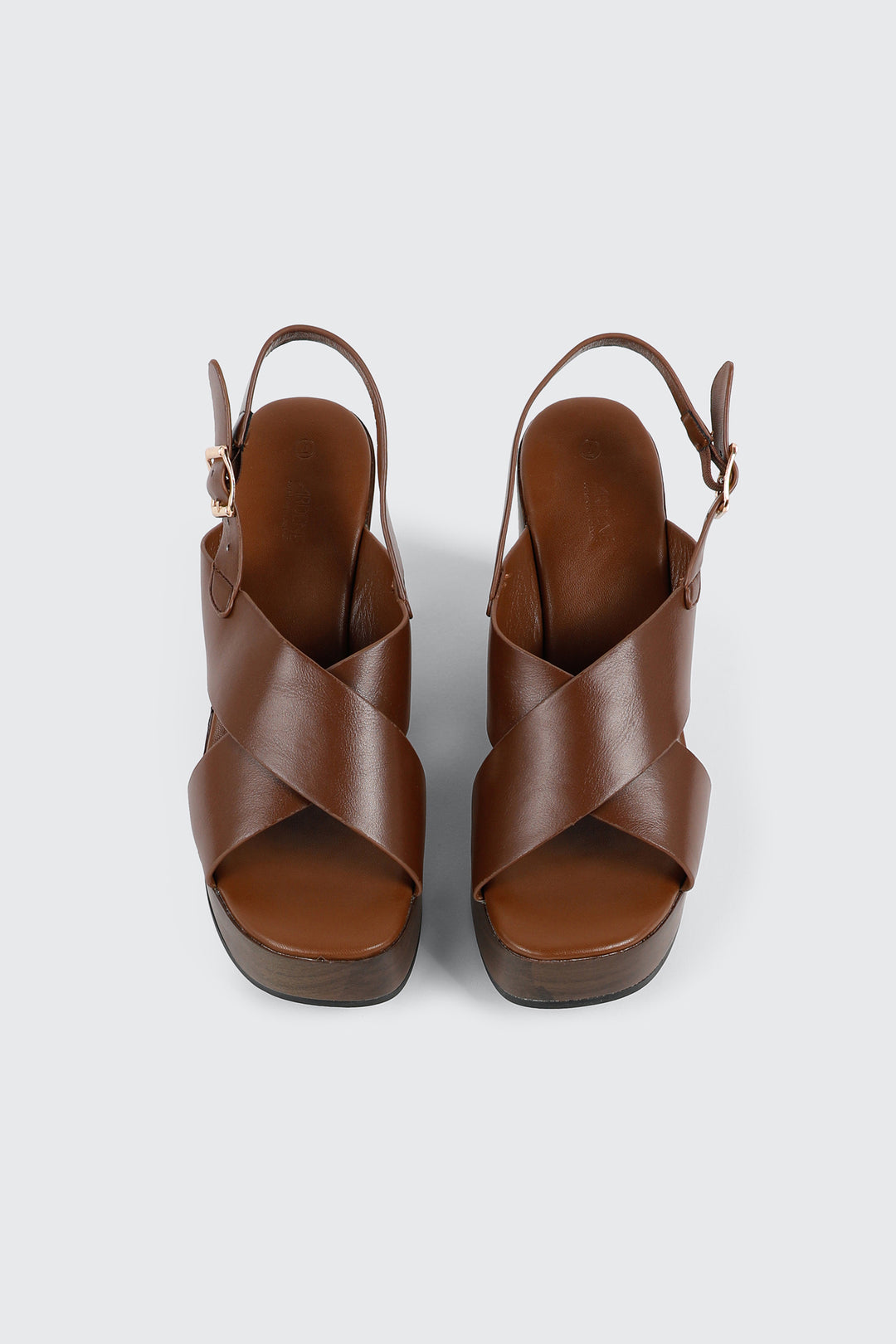 Crisscross Wedge Sandals