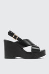 Crisscross Wedge Sandals
