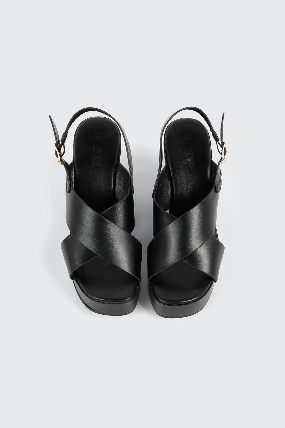 Crisscross Wedge Sandals