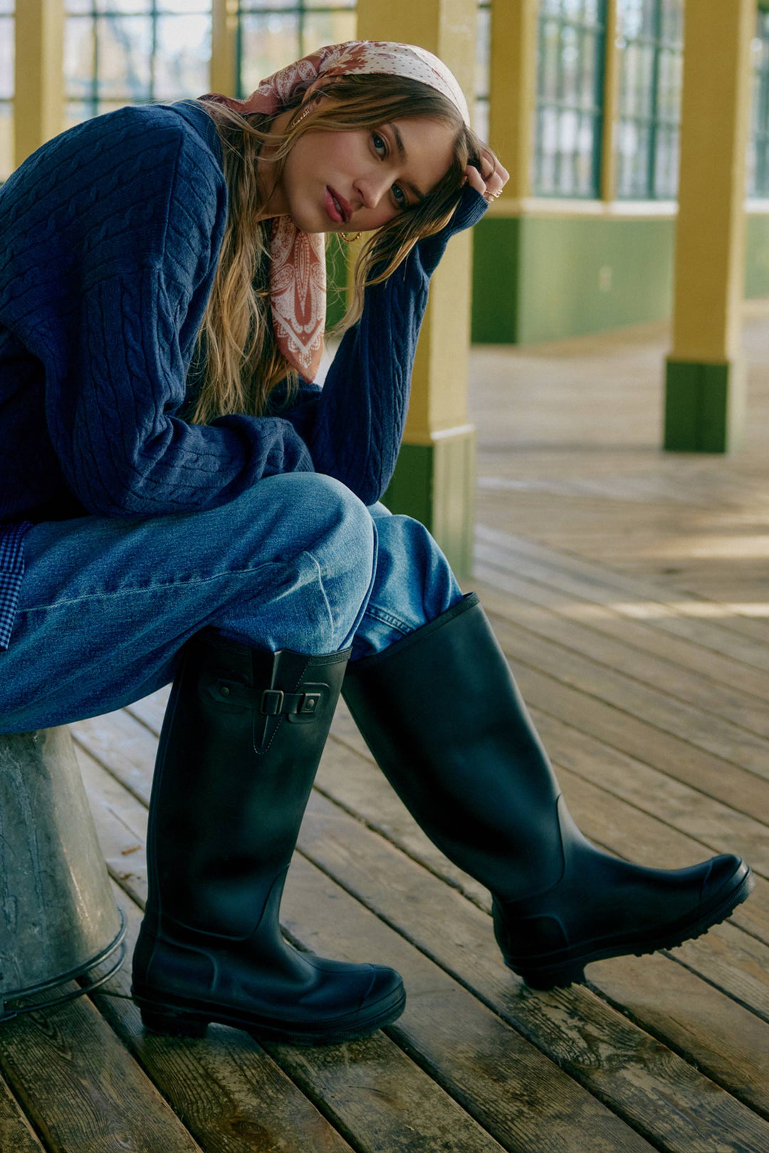 Knee High Rain Boots