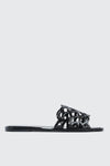 Square Toe Jelly Sandals