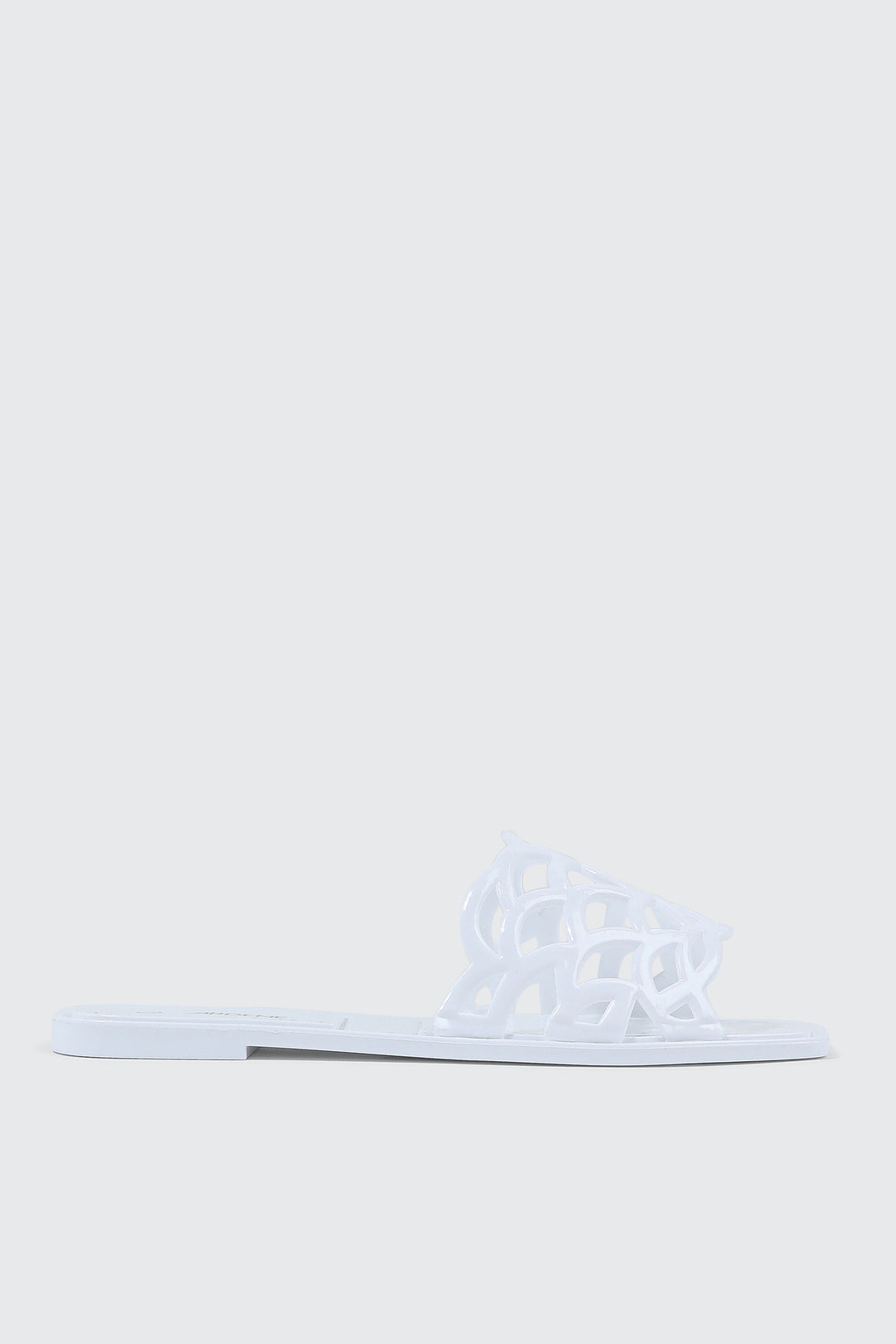 Square Toe Jelly Sandals