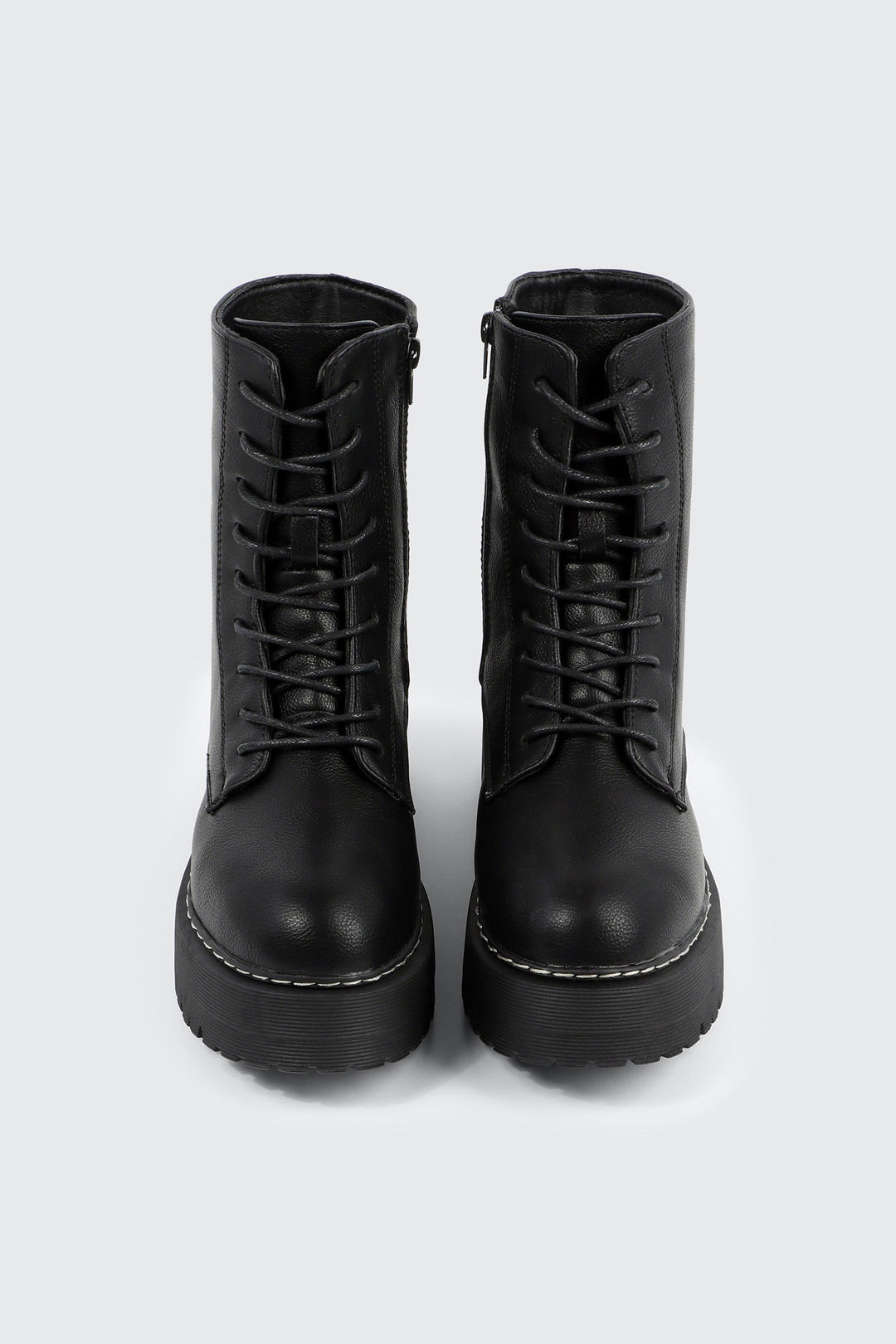 Chunky Sole Combat Boots