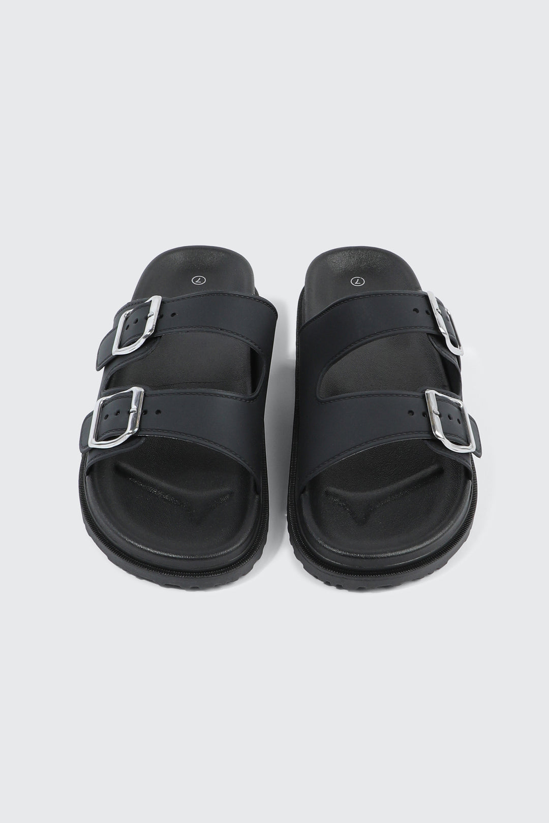 Double Band Slide Sandals