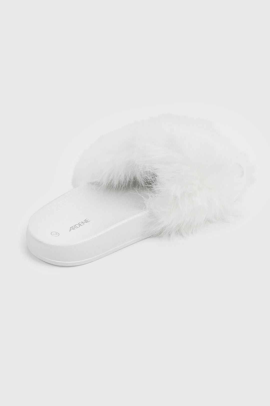 Faux Fur Pool Slides Sandals