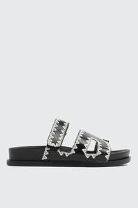 Double Band Slide Sandals