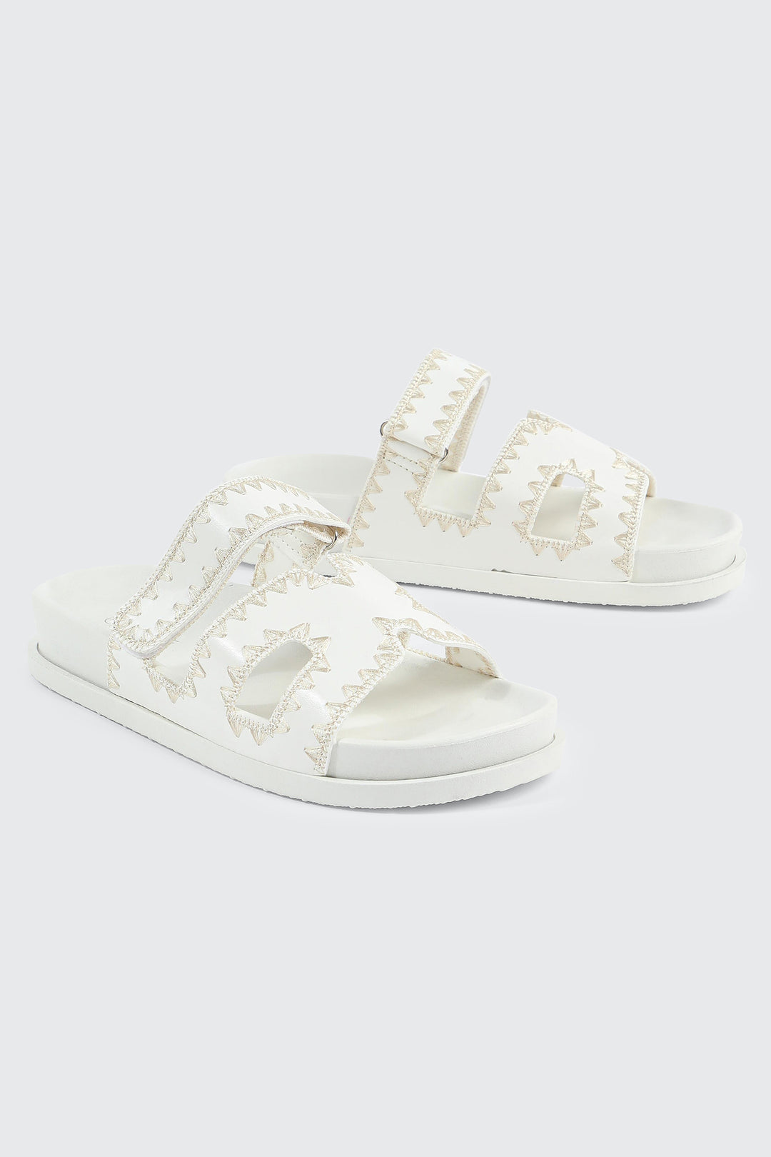 Double Band Slide Sandals