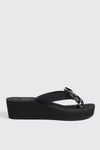 Butterfly Wedge Flip Flops