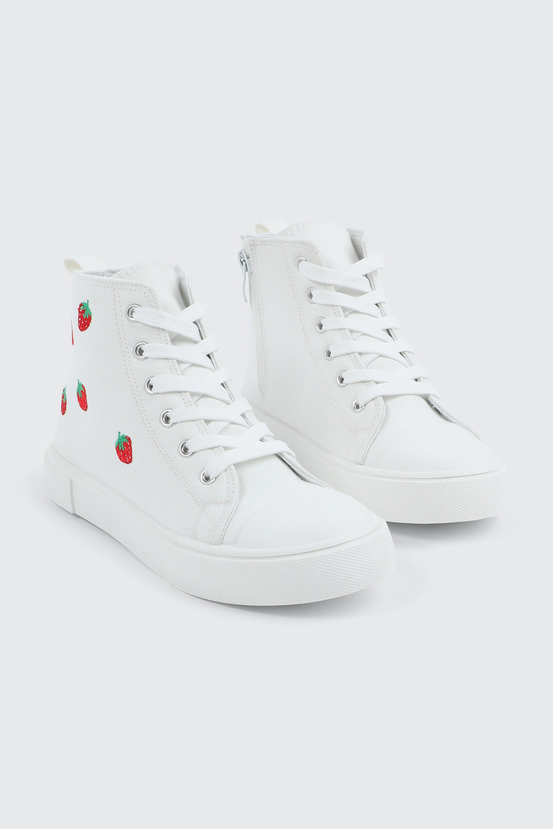 Espadrilles montantes imprimées