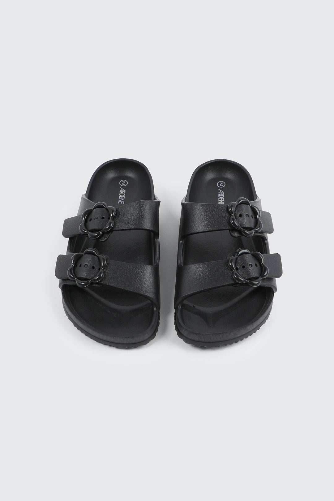 Sandales à glissière deux brides